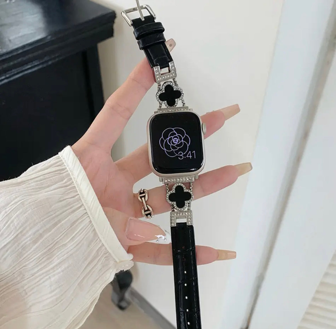 Leather Louie Apple Watch Flower Strap | More Colours Available