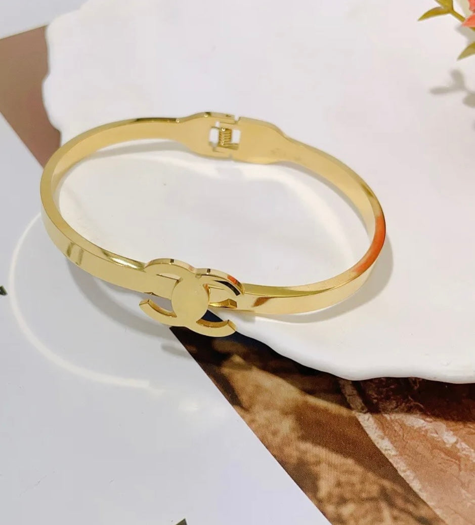 CC Gold Bangle