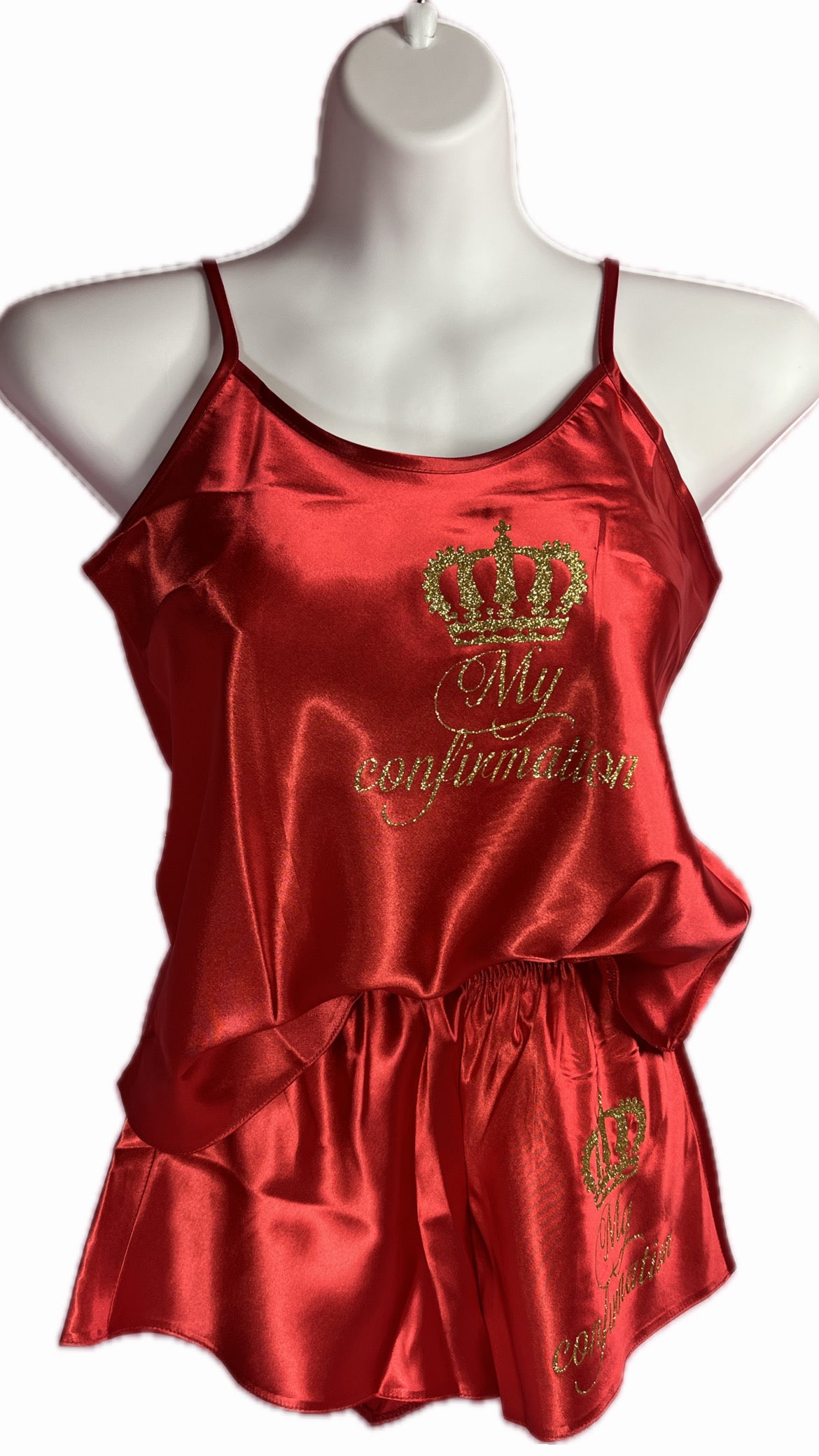 Personalised Cami Set | Red