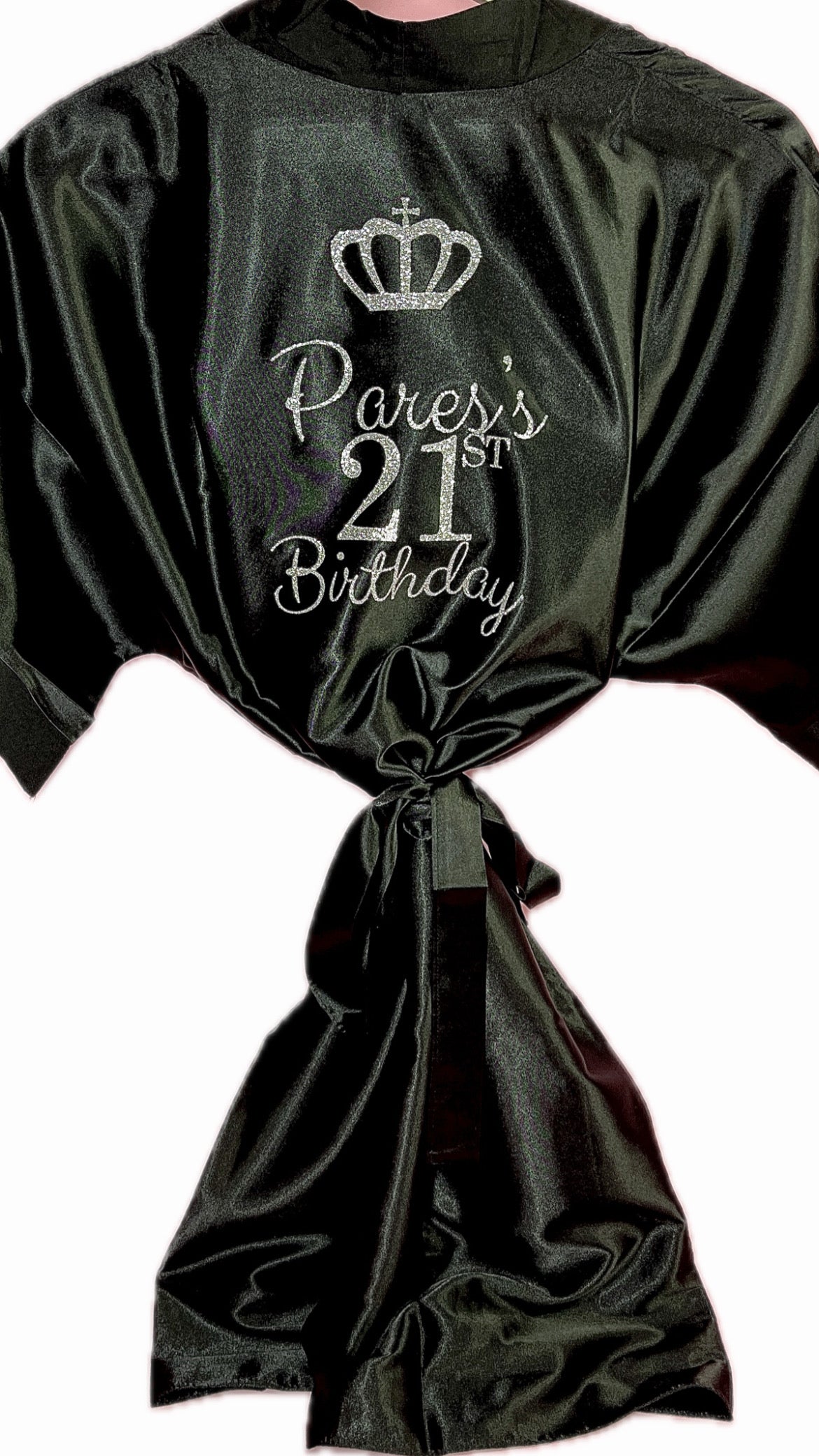 Personalised Robe | Black