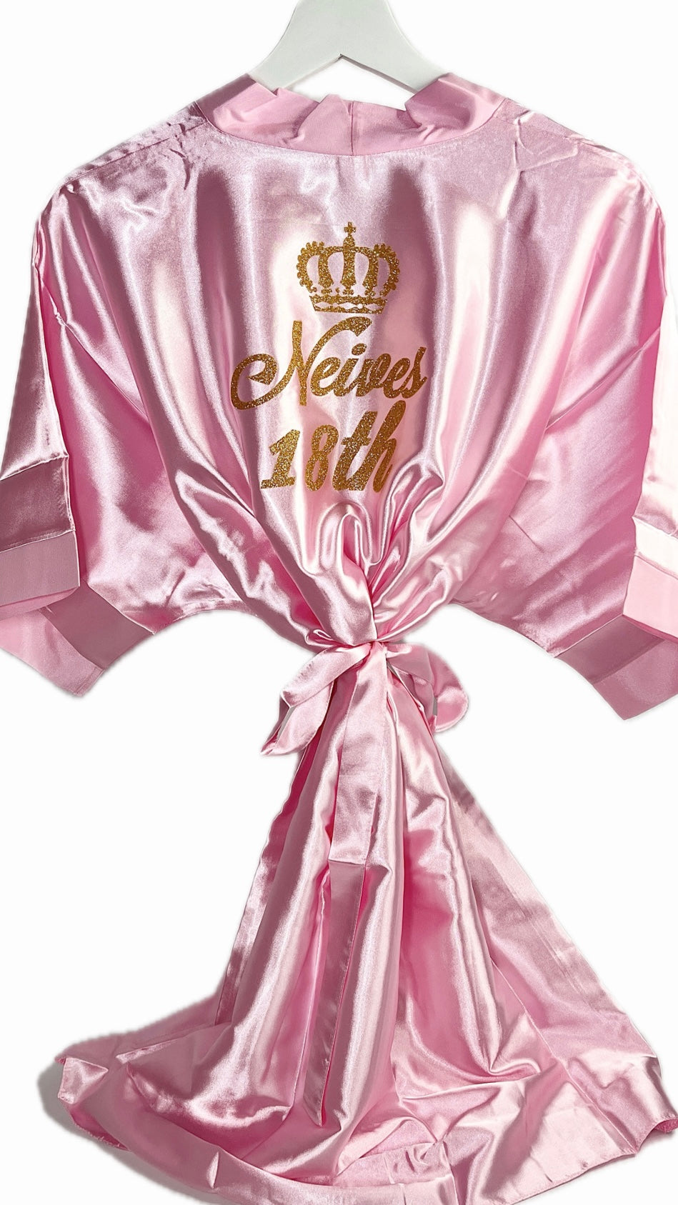 Personalised Robe | Baby Pink