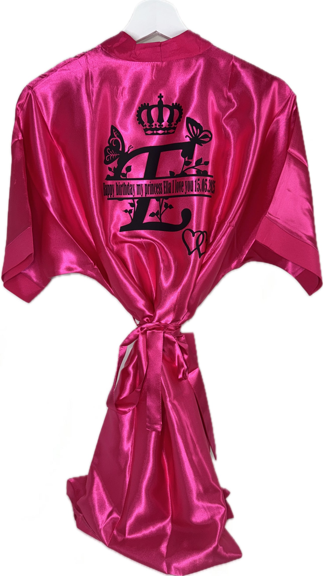 Personalised Robe | Hot Pink