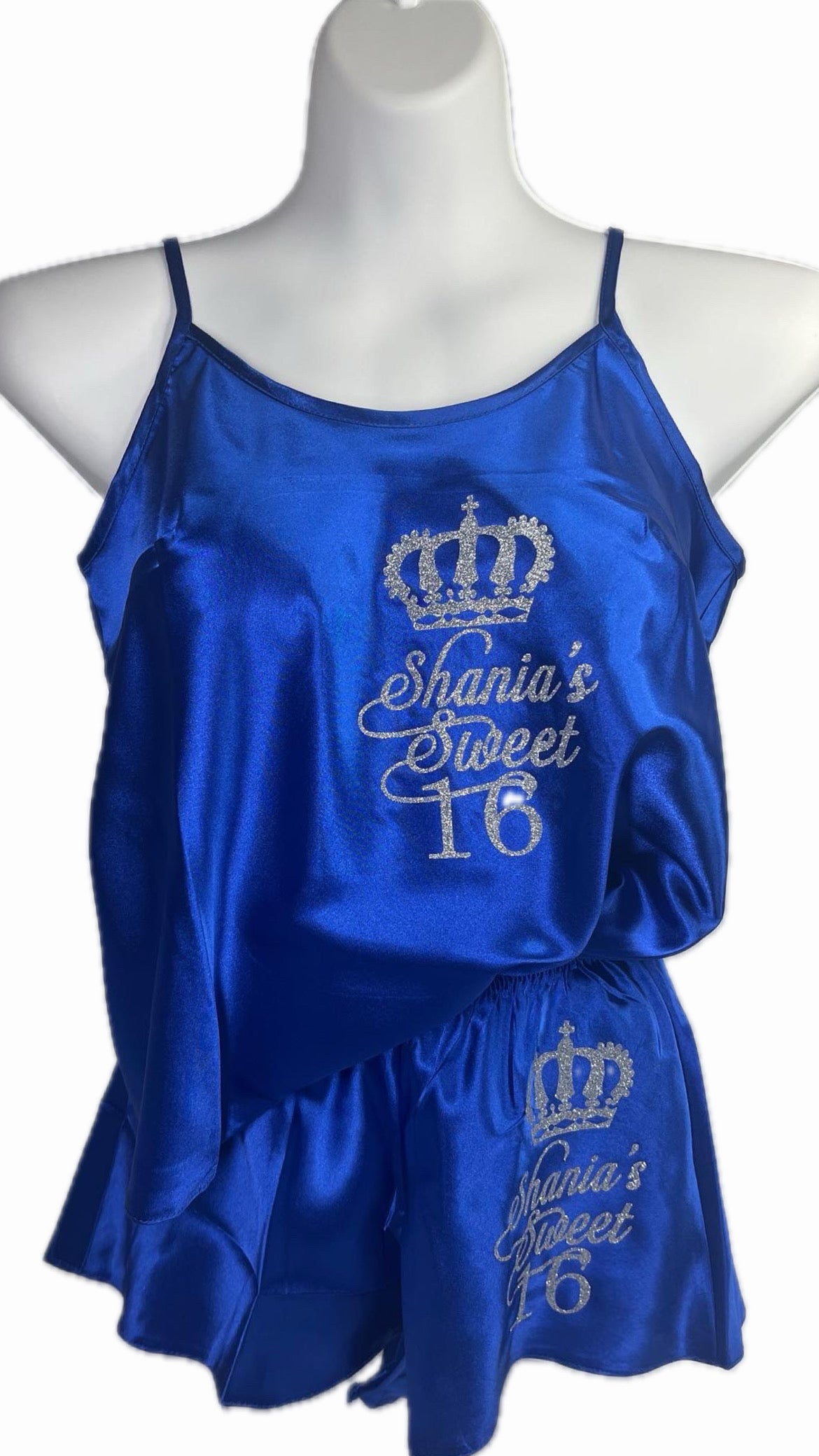 Personalised Cami Set | RoyalBlue