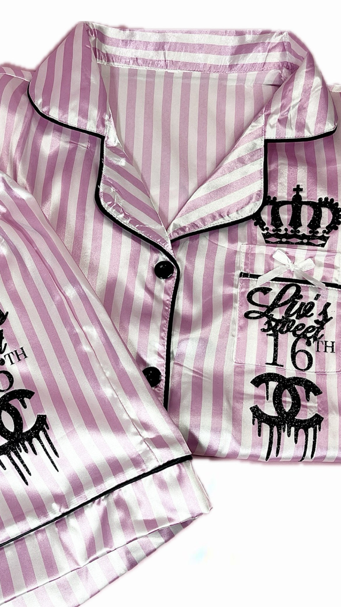 New | Satin Short Shirt Pyjamas