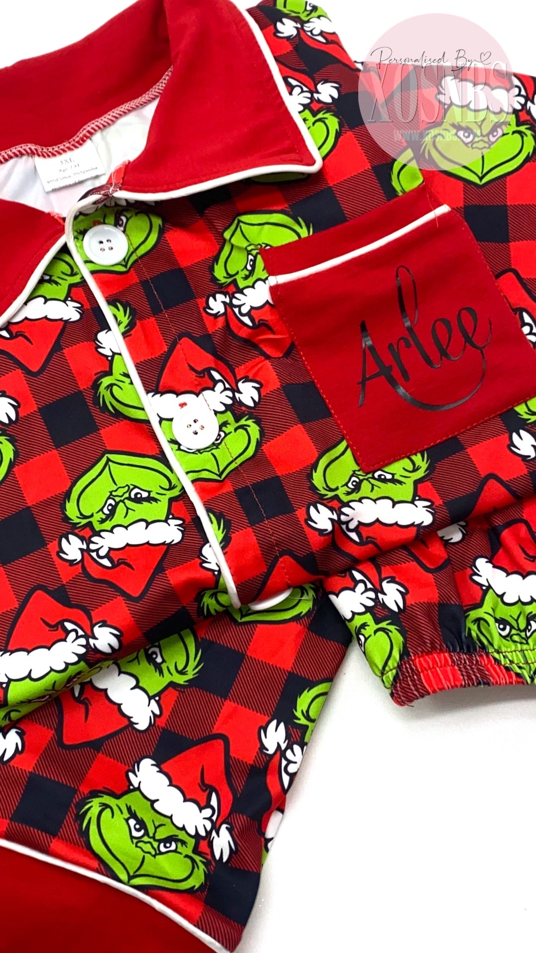 Grinch pajamas online 3xl