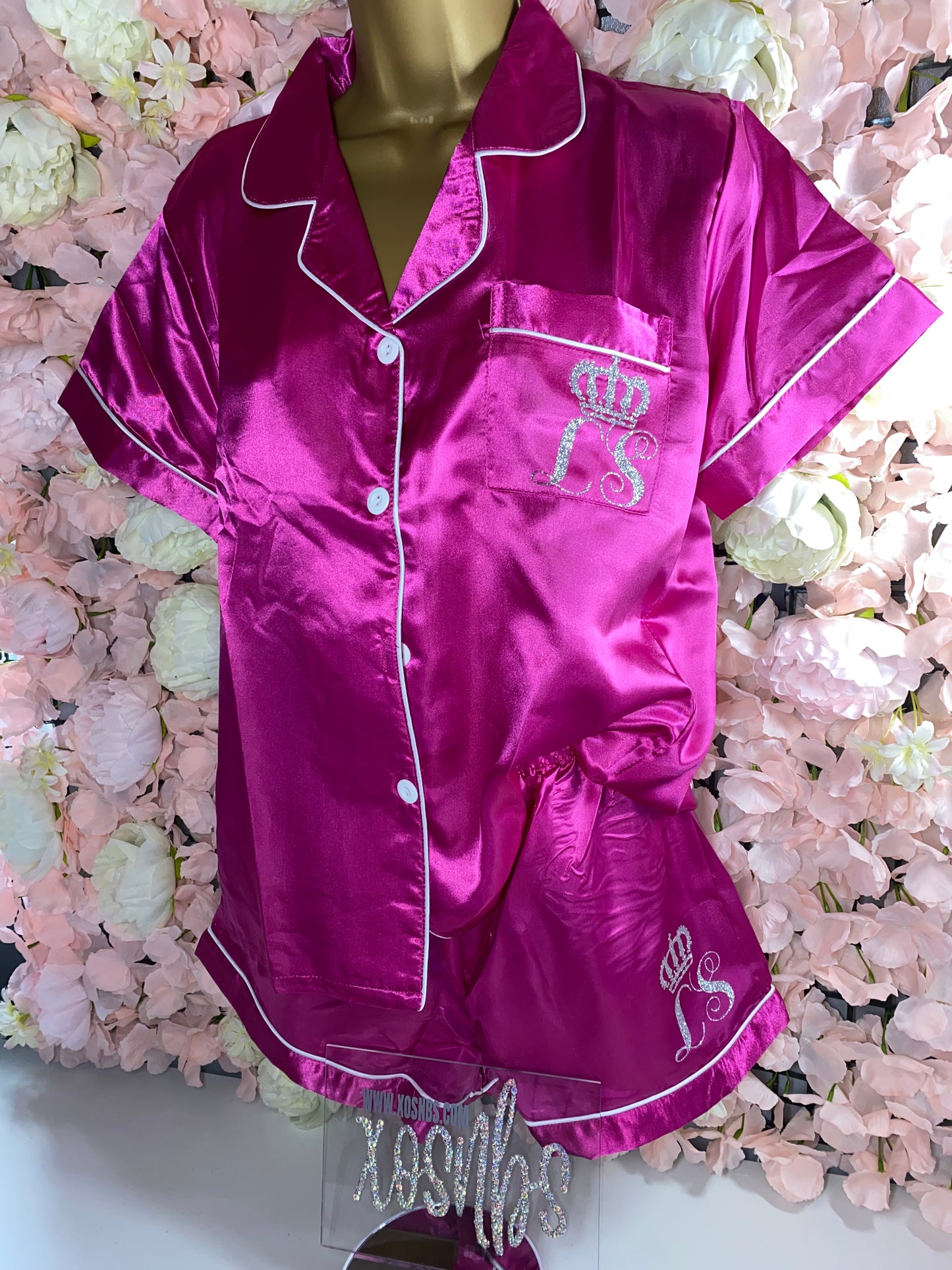 New | Satin Short Shirt Pyjamas