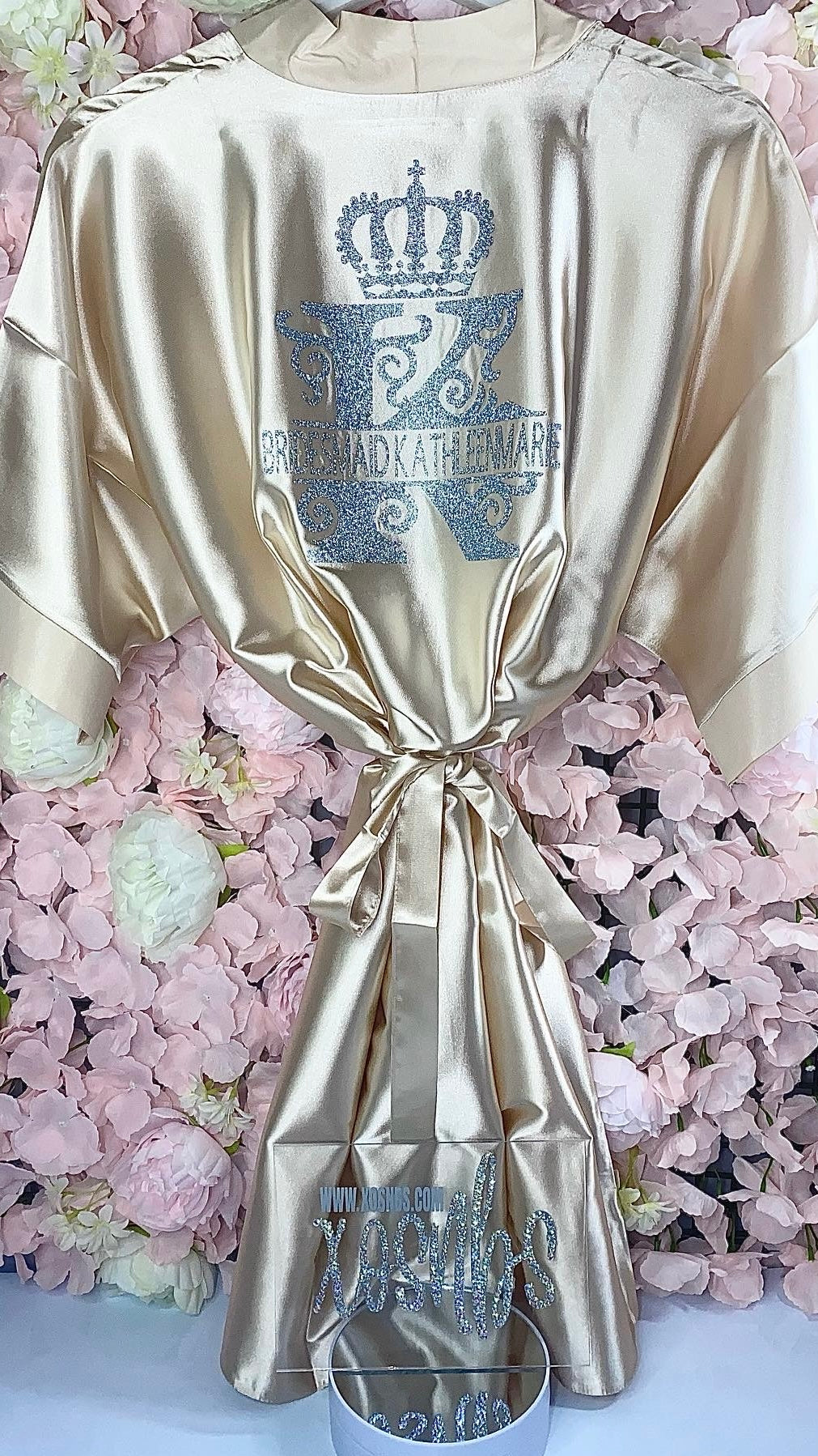 Personalised Robe | Champagne