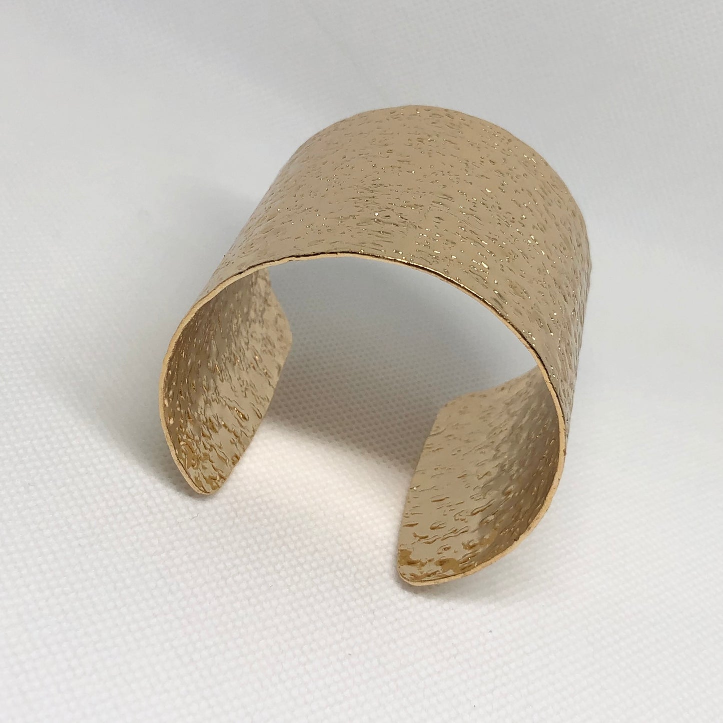 Gold Wide Cuff Bracelet