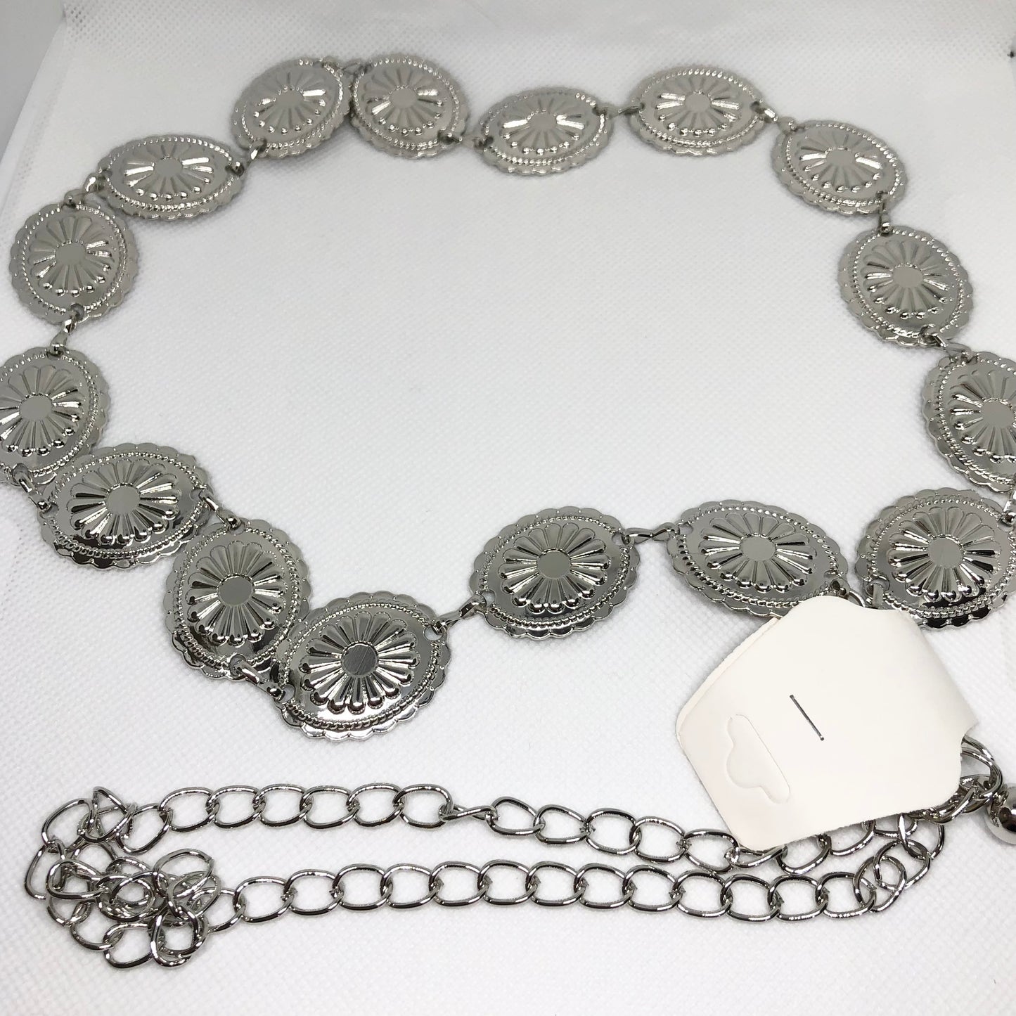 Silver Boho Body Waist Chain Belt