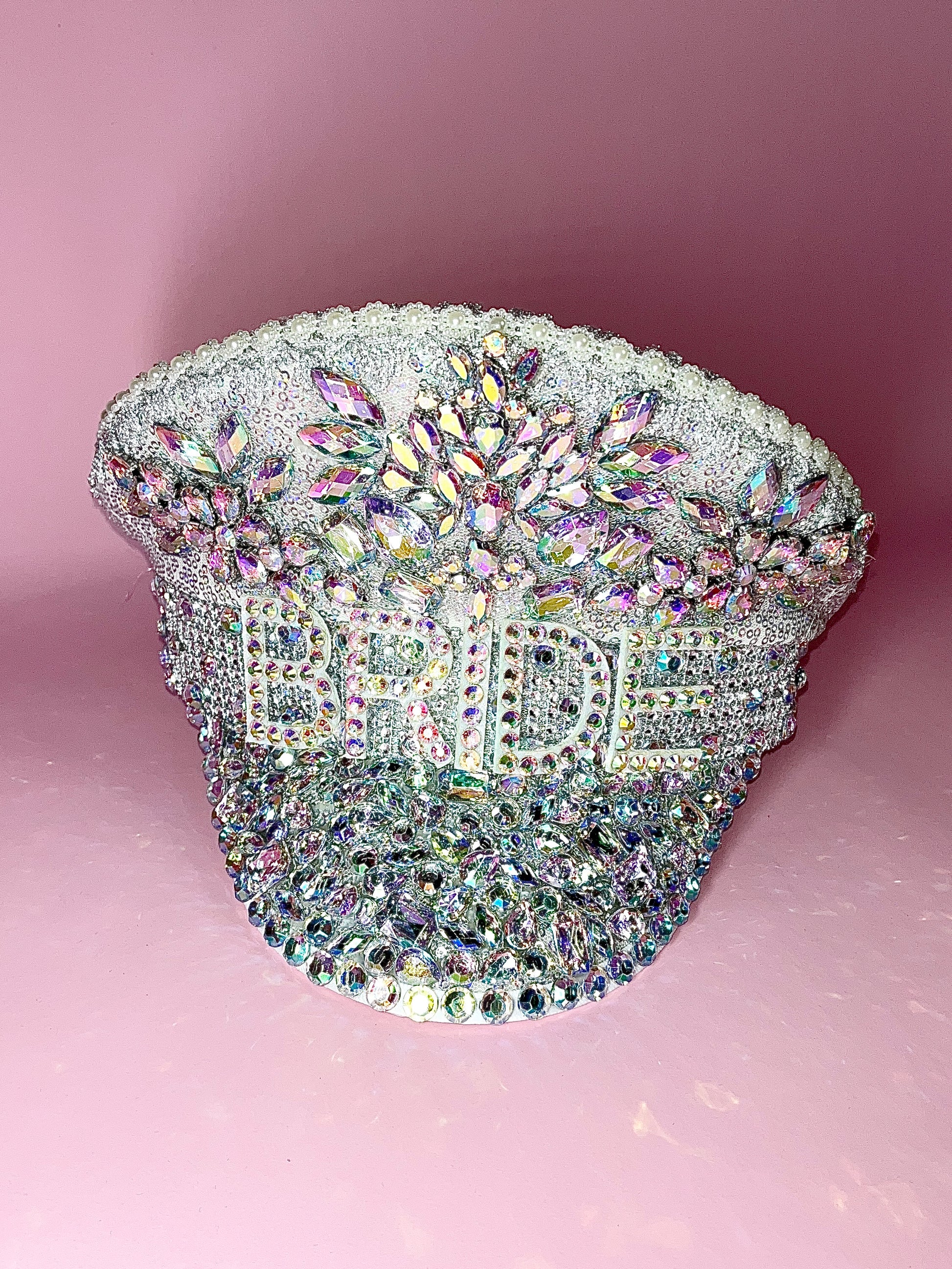 Luxury Rhinestone Bride Hat – XOSNBS