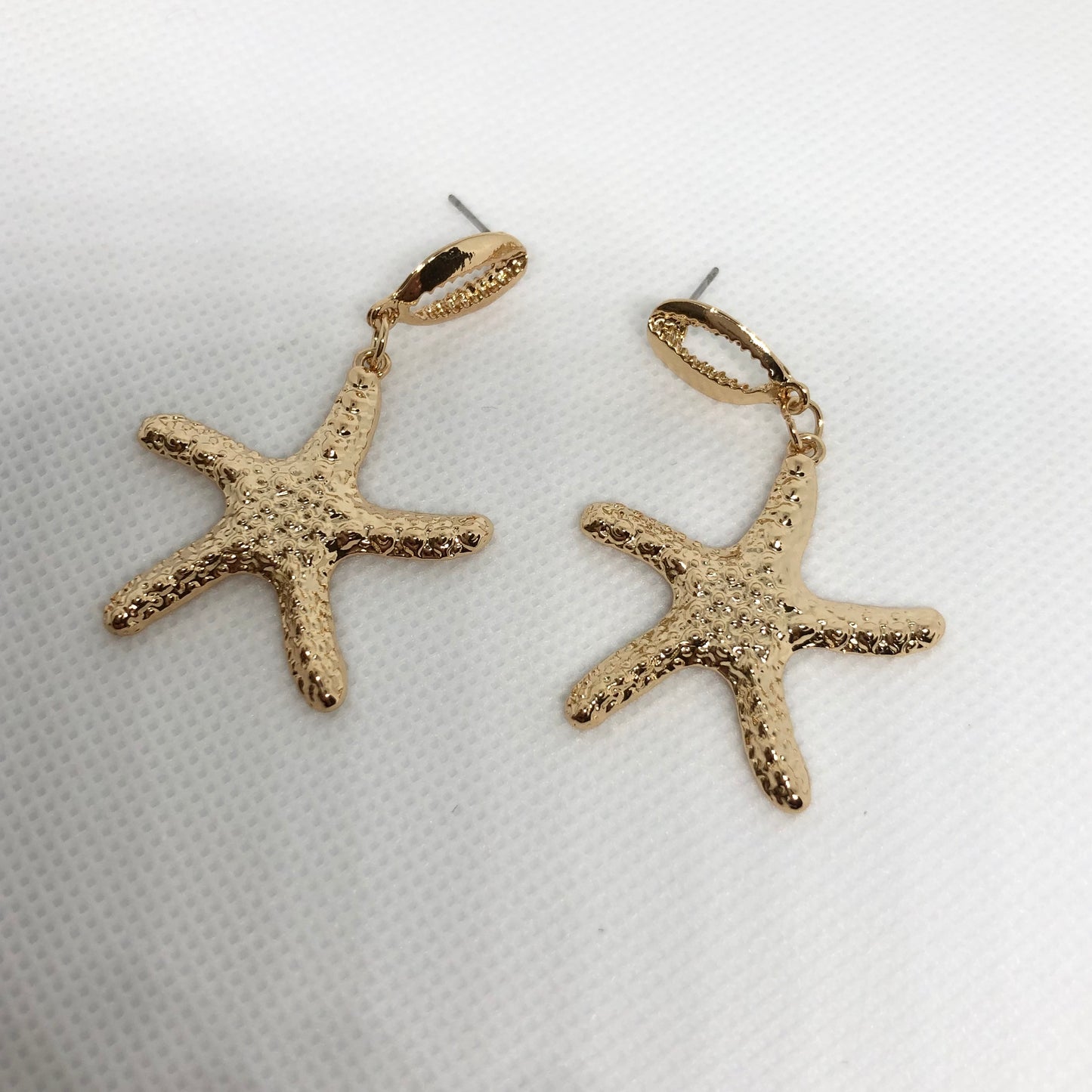 Starfish Gold Earrings