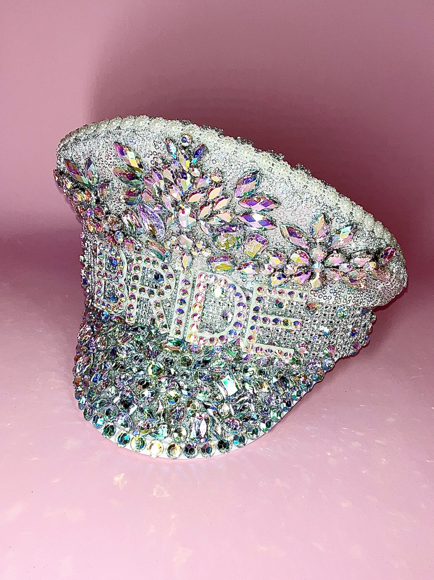 Luxury Rhinestone Bride Hat – XOSNBS