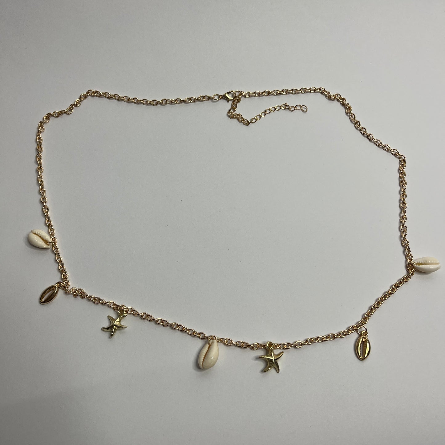 Gold Starfish Conch Waist Chain Belt