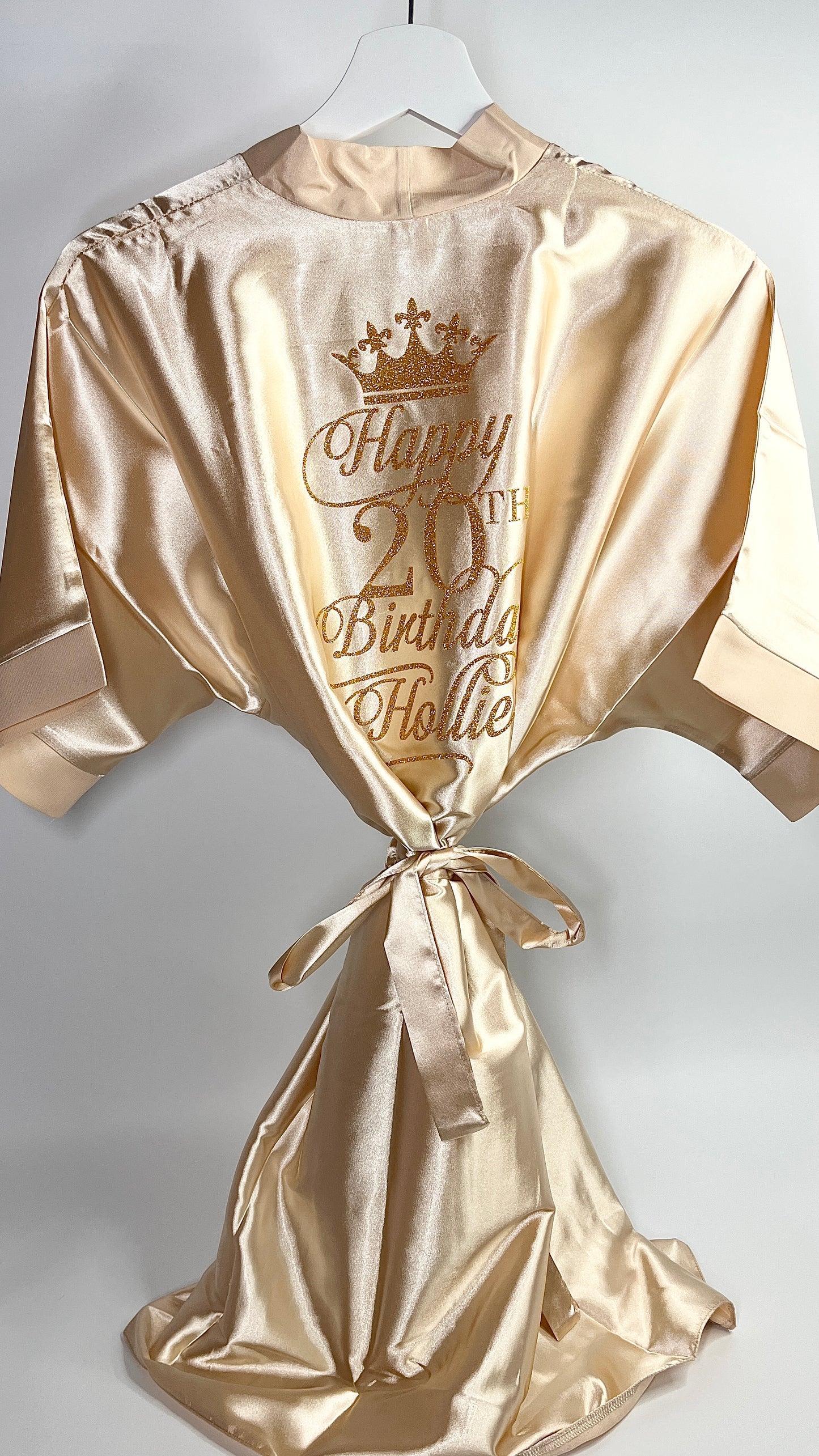 Personalised Robe | Champagne