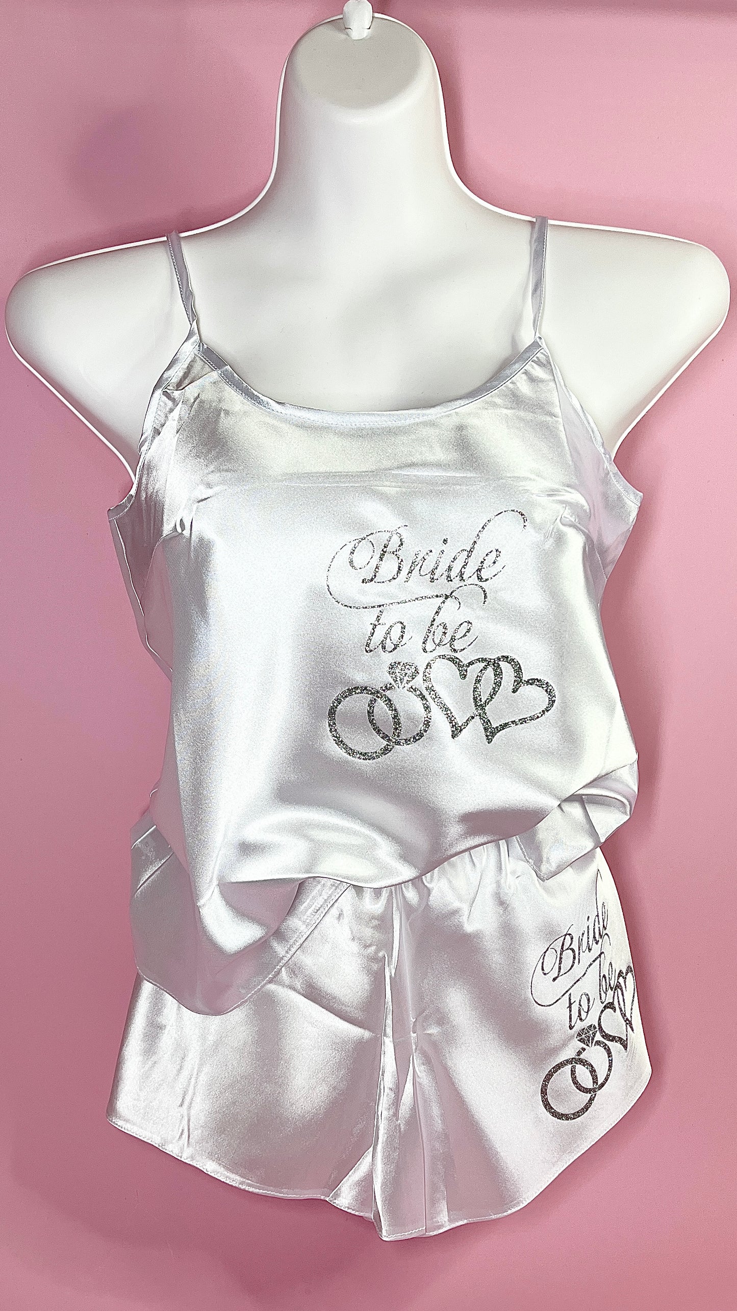 Personalised Cami Set | White