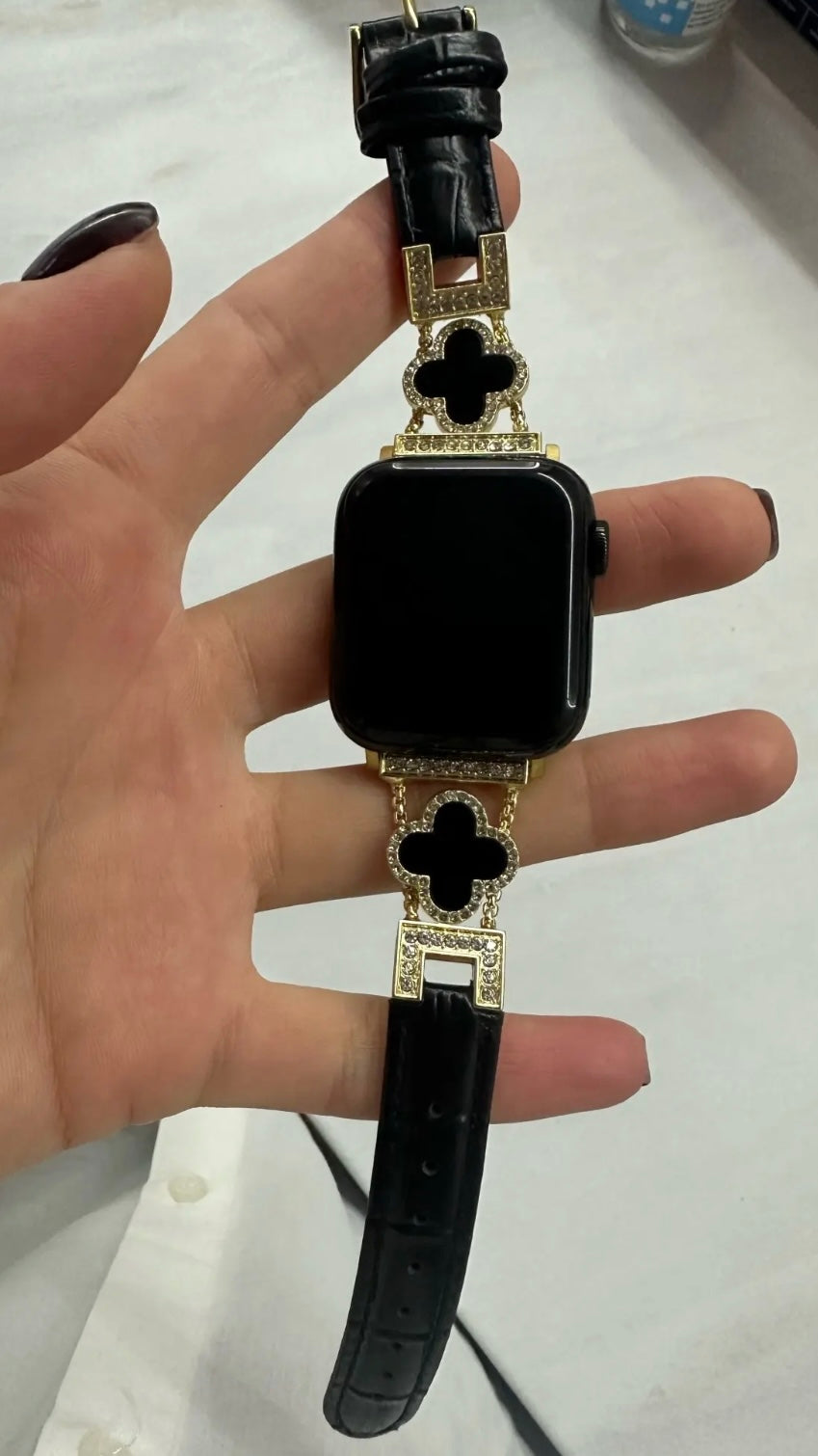 Leather Louie Apple Watch Flower Strap | More Colours Available