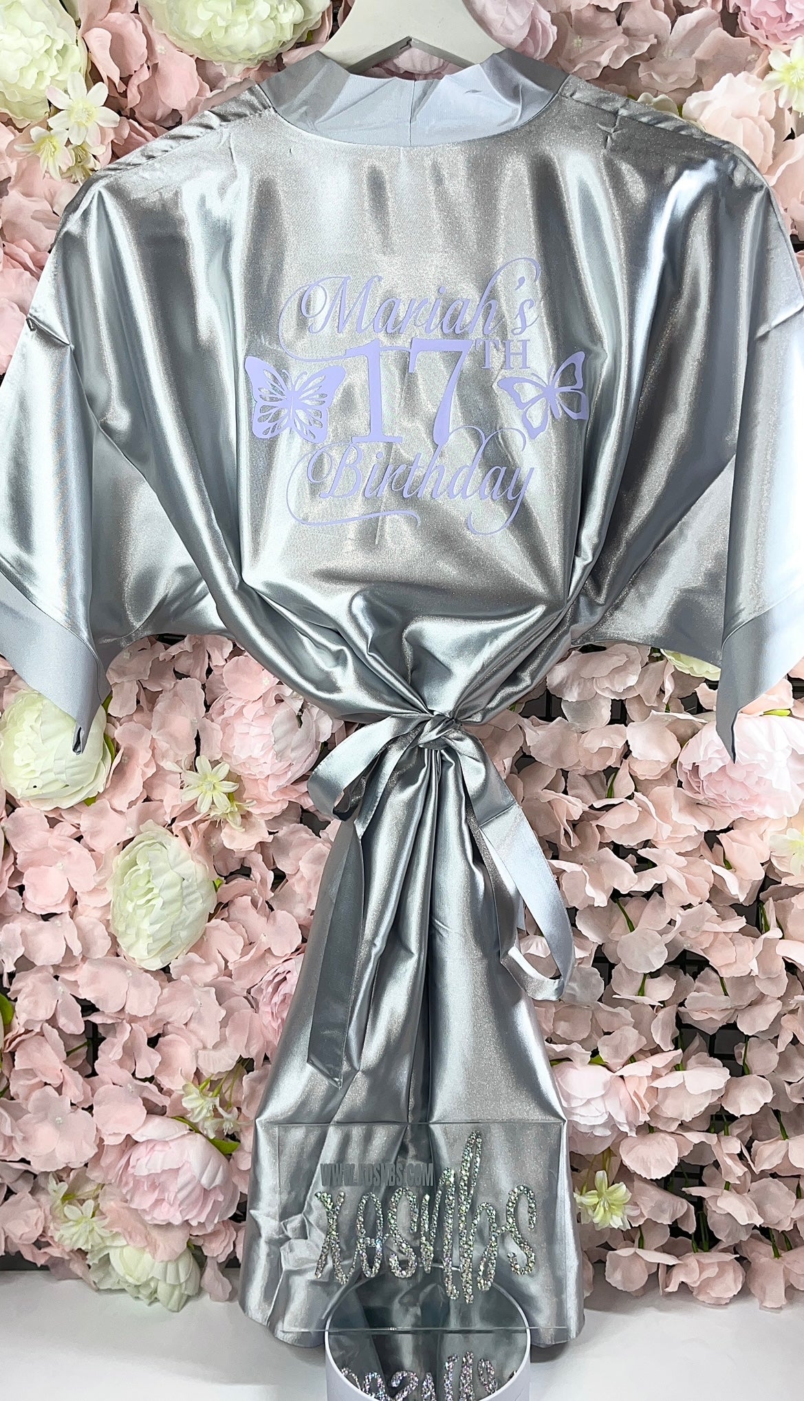 Personalised Robe | Silver