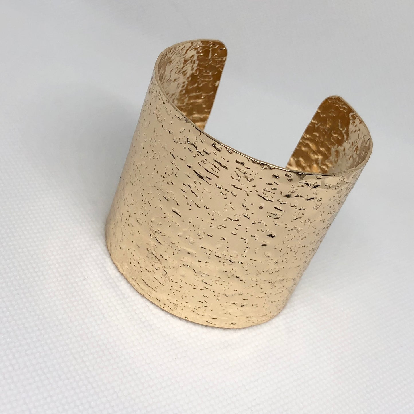 Gold Wide Cuff Bracelet