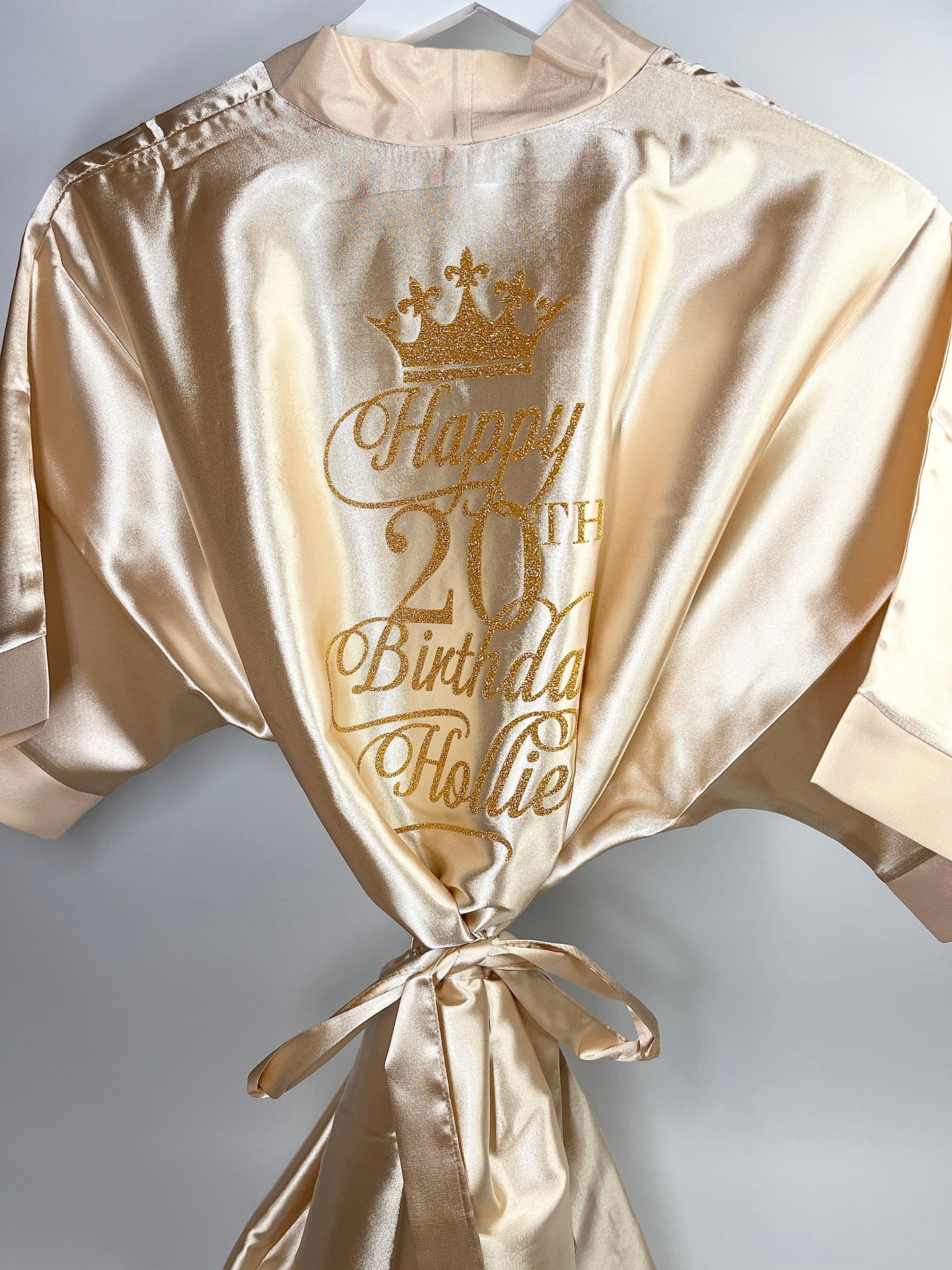 Personalised Robe | Champagne