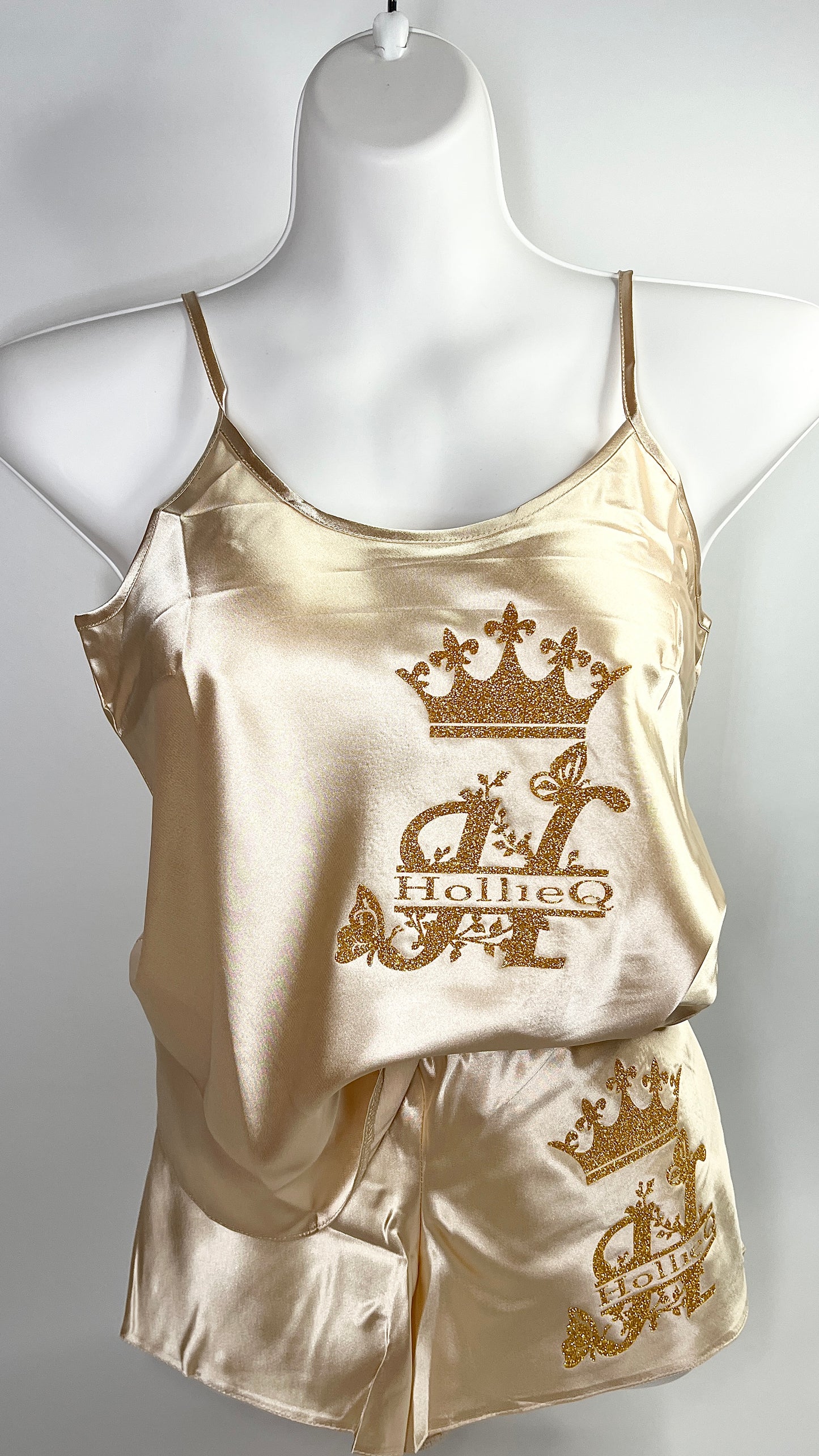 Personalised Cami Set | Champagne