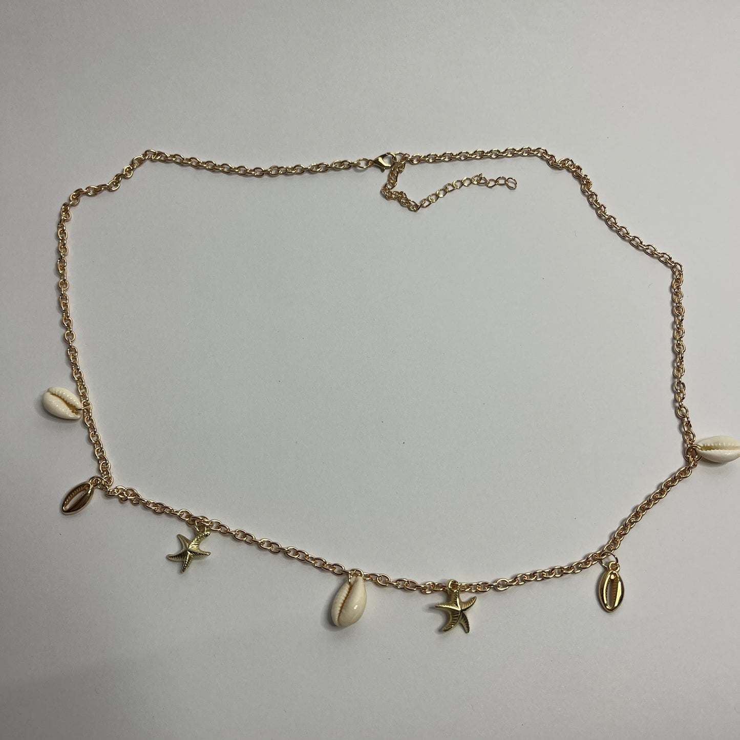 Gold Starfish Conch Waist Chain Belt