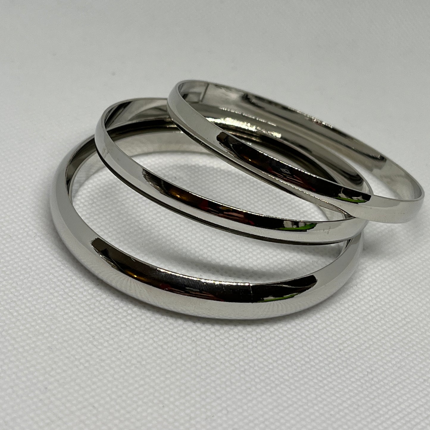 Silver Bangle Set