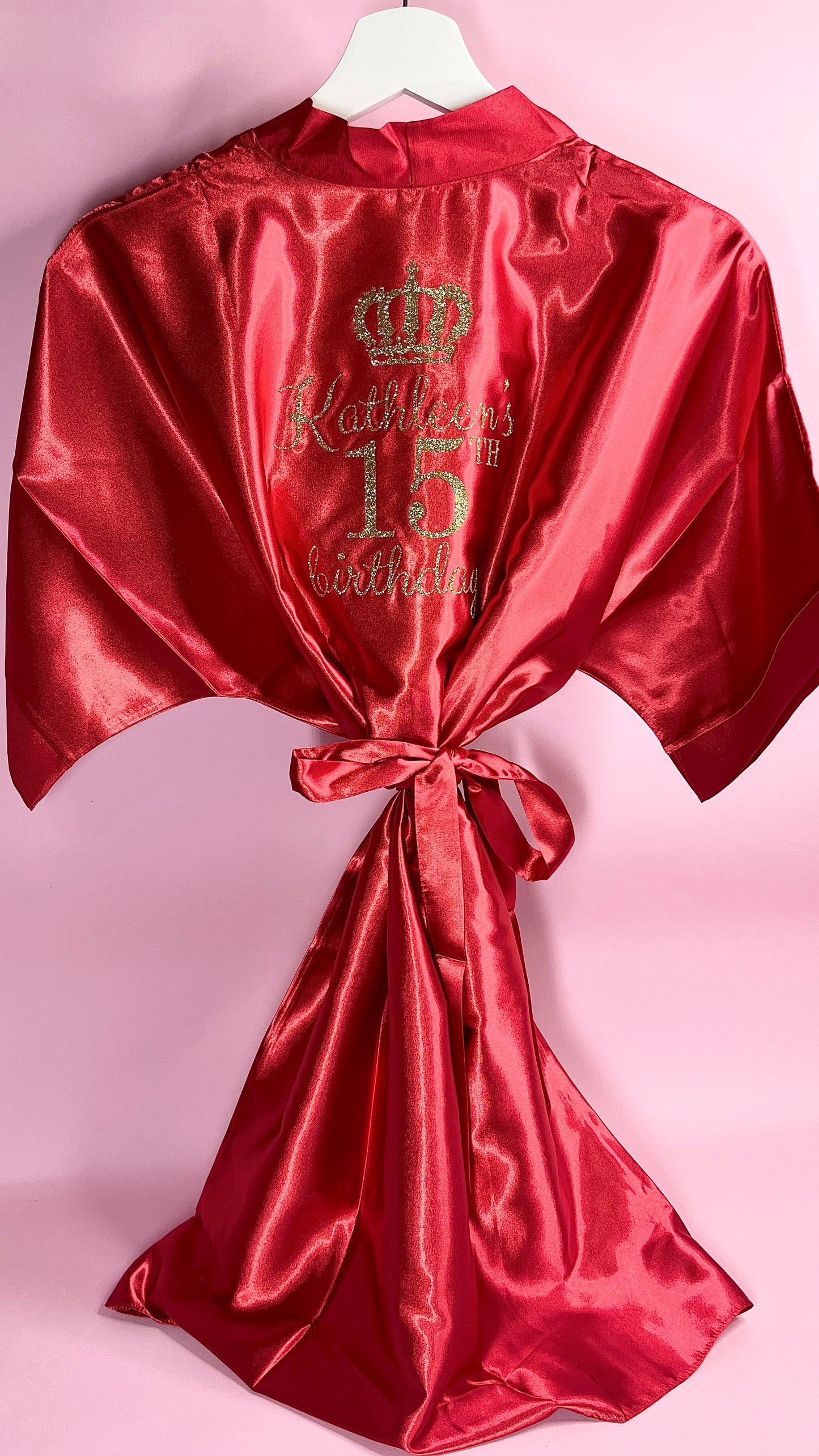 Personalised Robe | Red