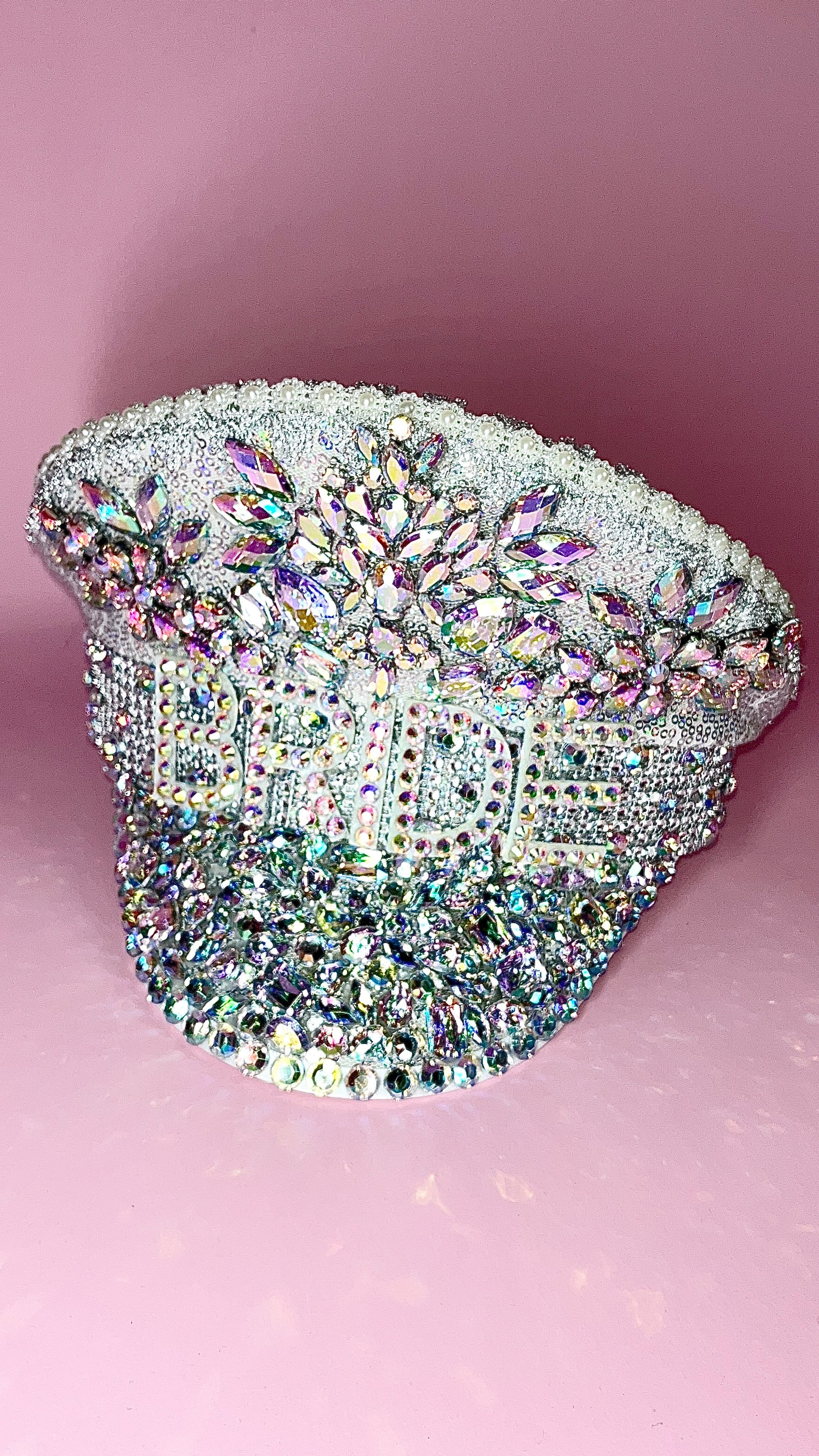 Luxury Rhinestone Bride Hat – XOSNBS
