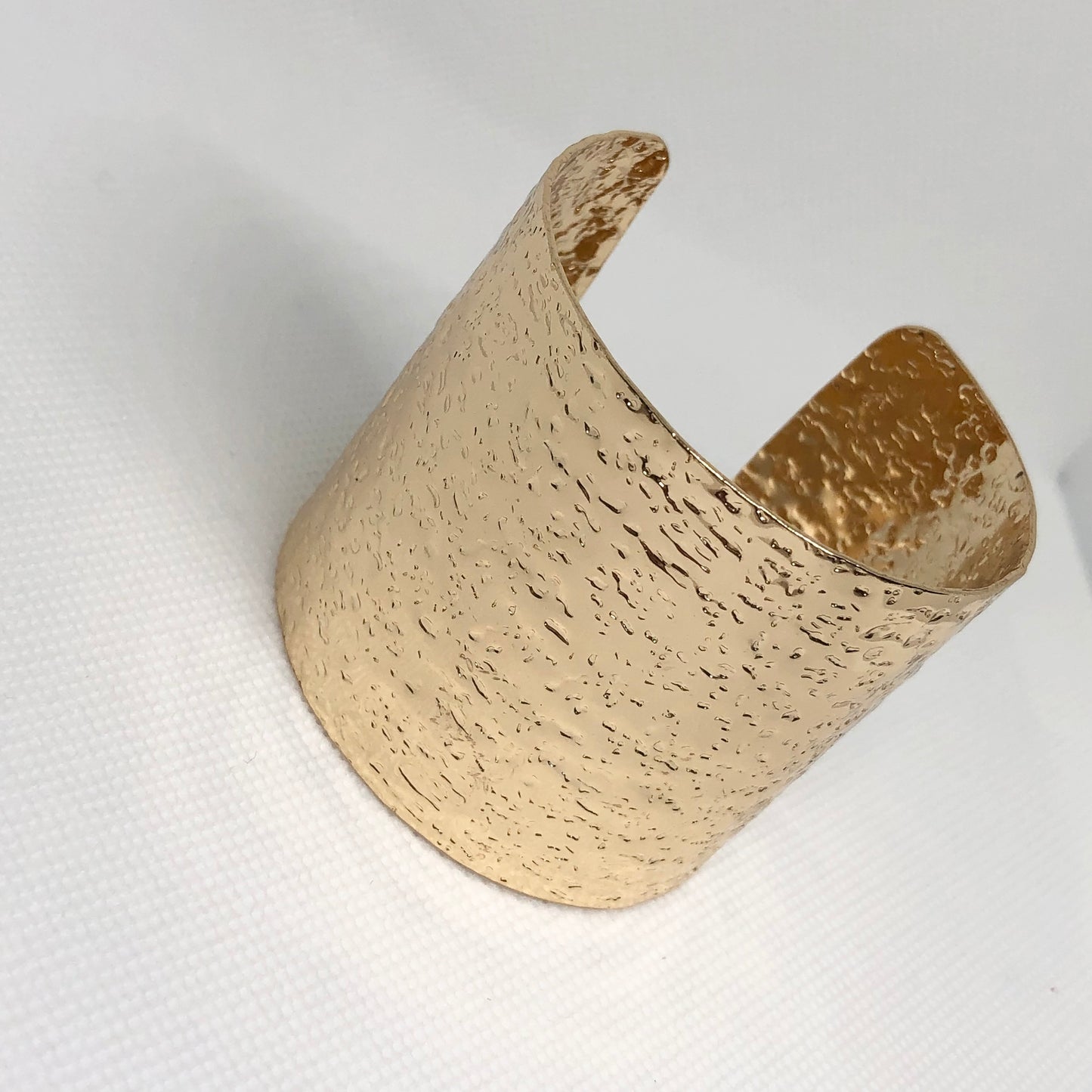 Gold Wide Cuff Bracelet