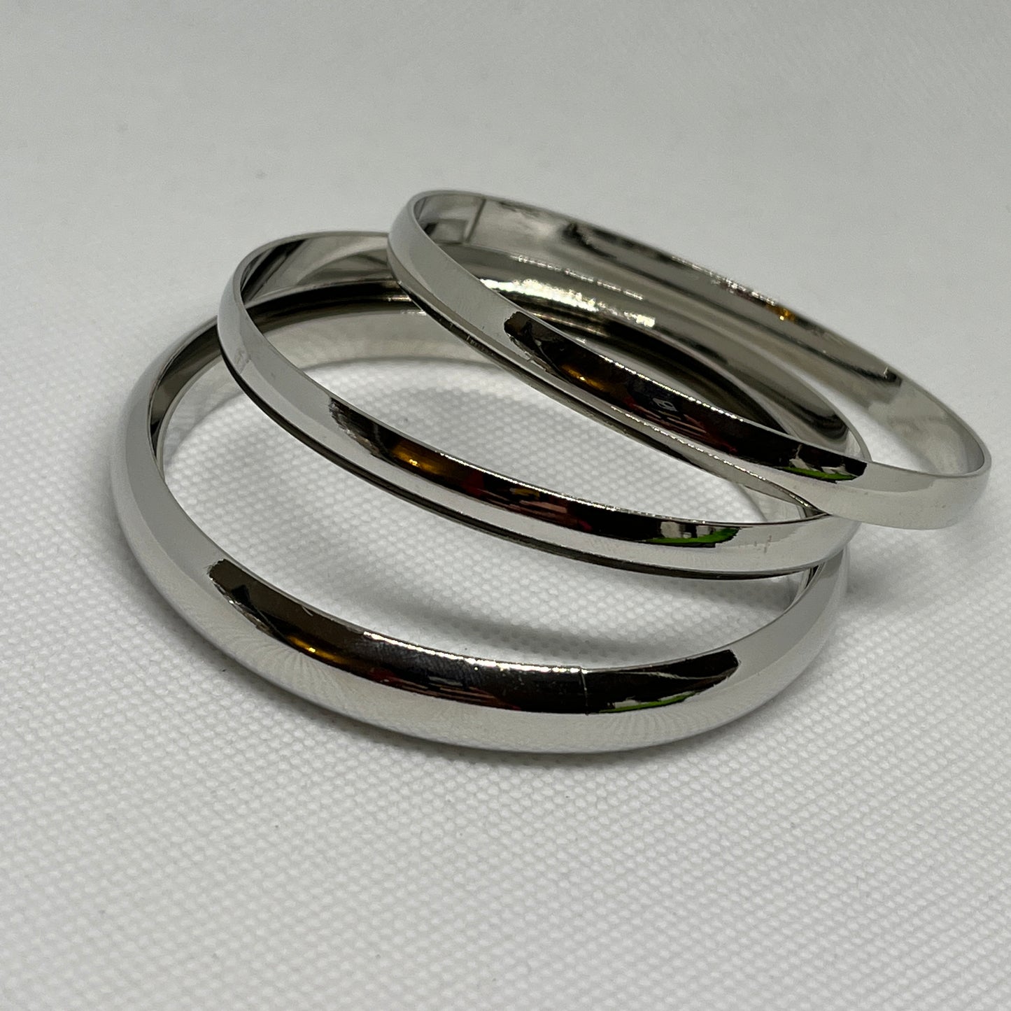 Silver Bangle Set