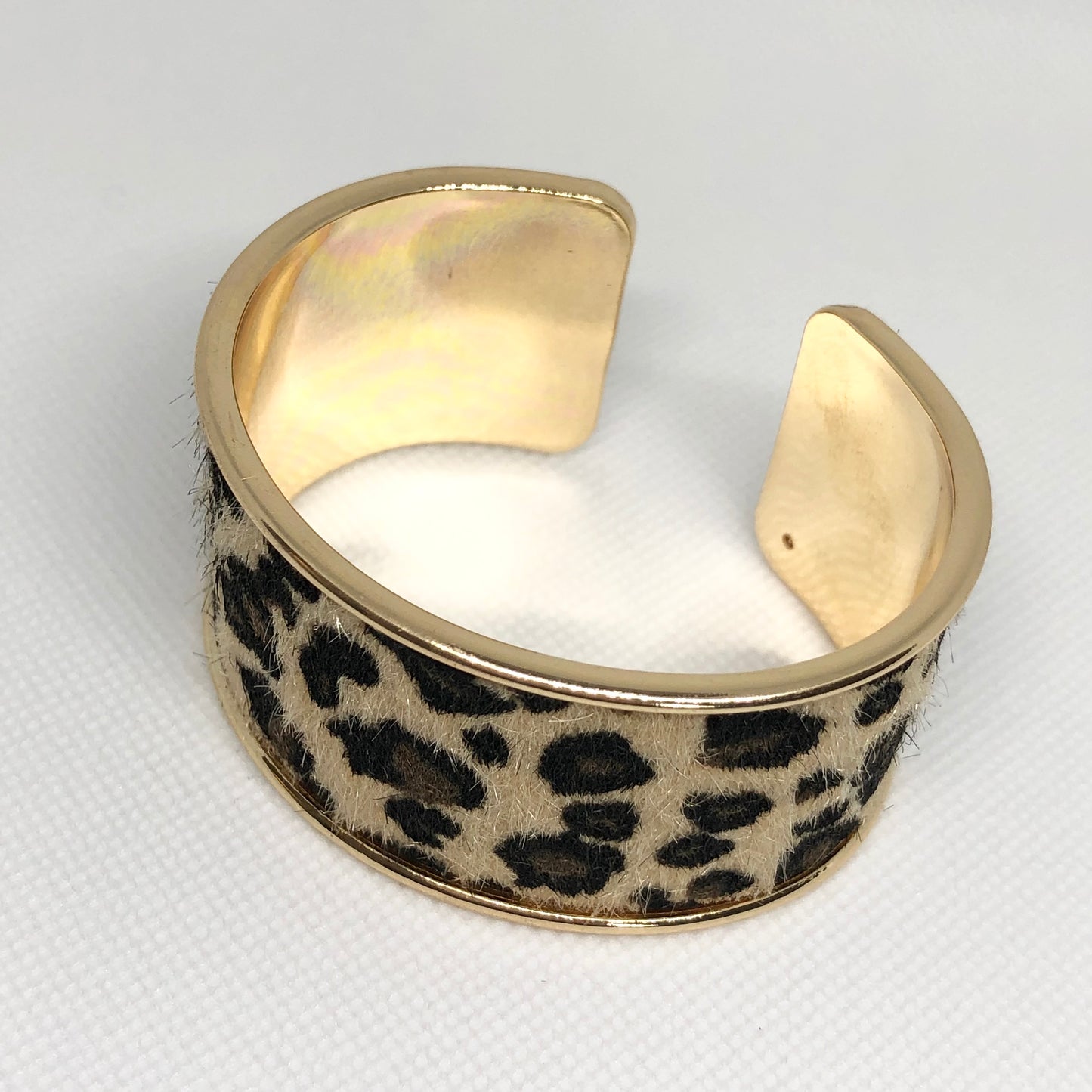 Leopard Print Cuff Bracelet