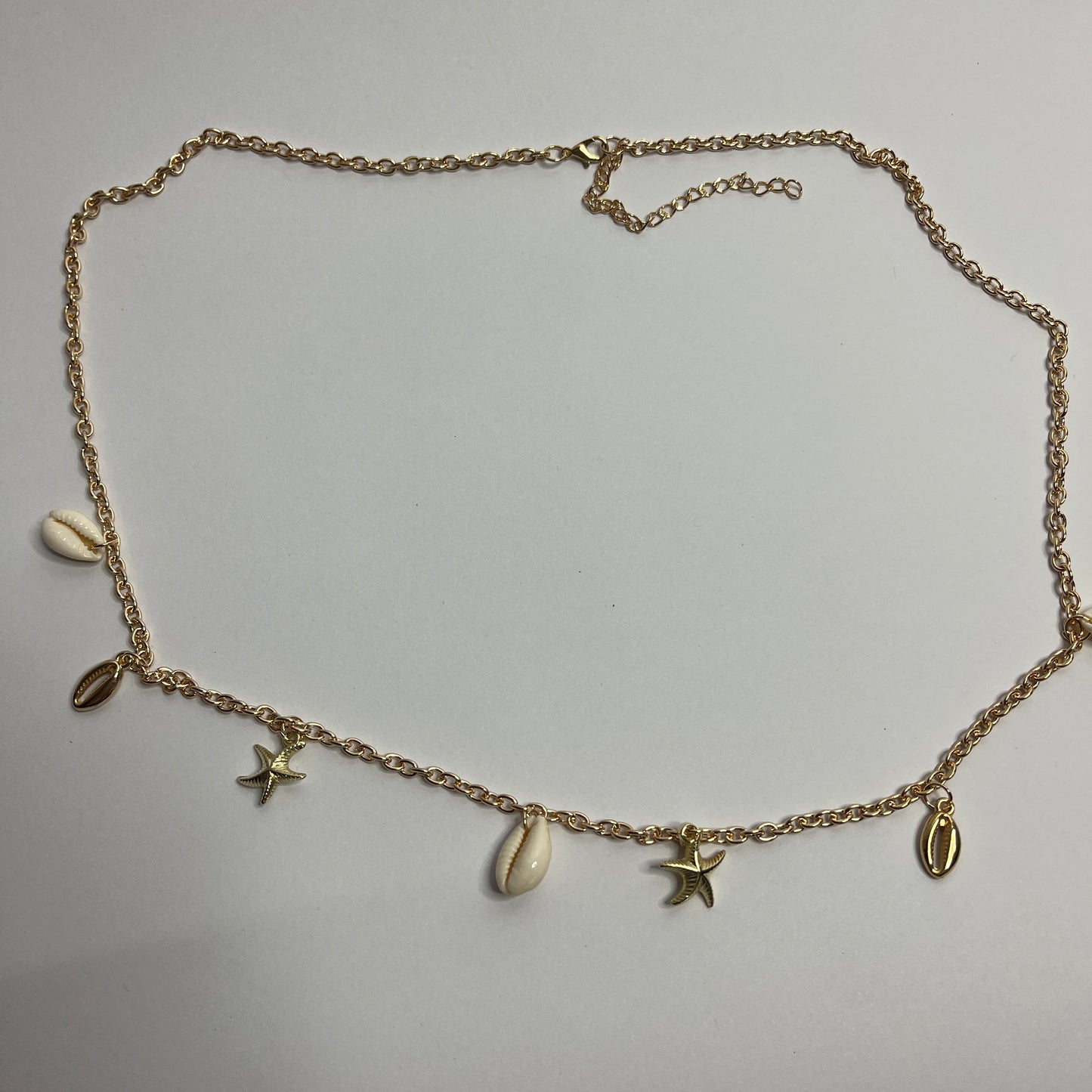 Gold Starfish Conch Waist Chain Belt