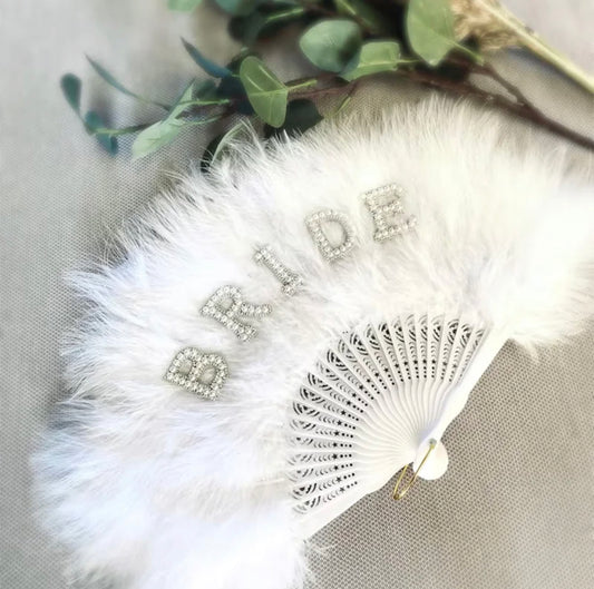 BRIDE Feather Fan