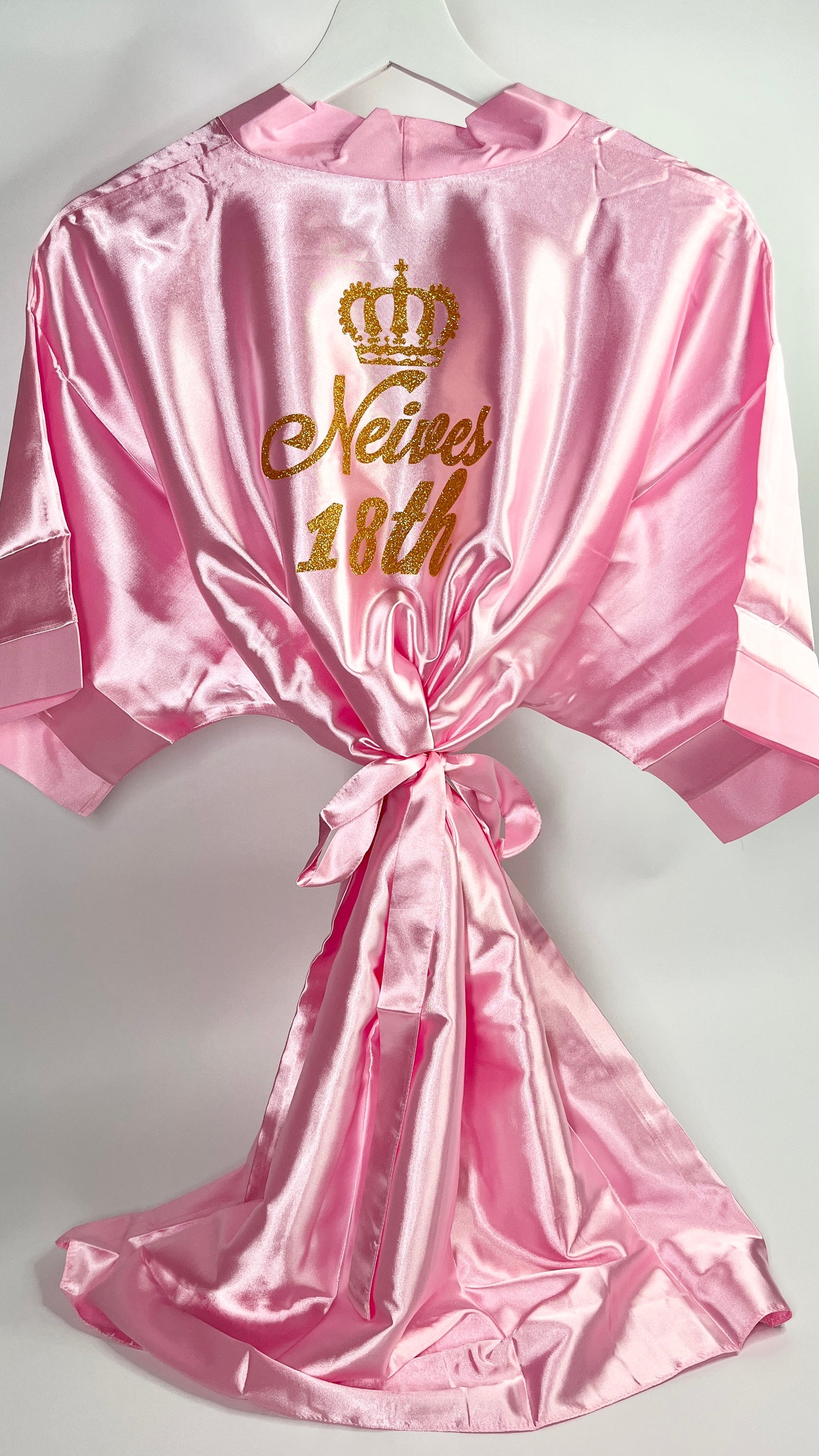 Personalised Robe | Baby Pink