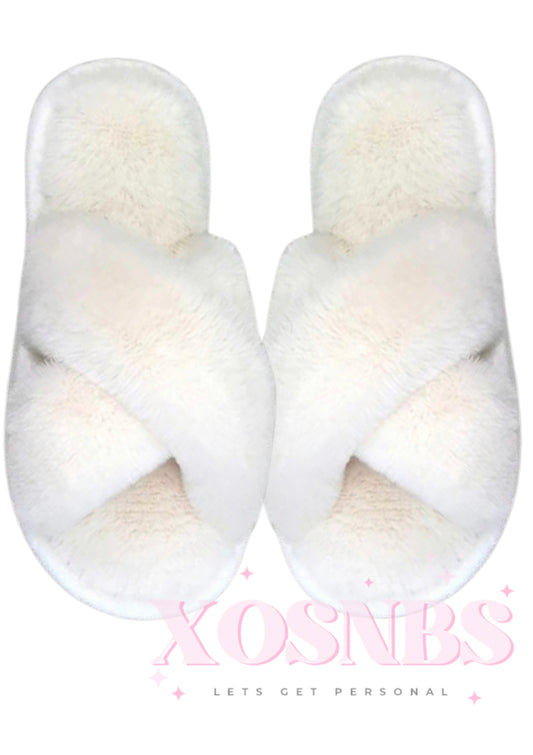 White / Cream Slippers