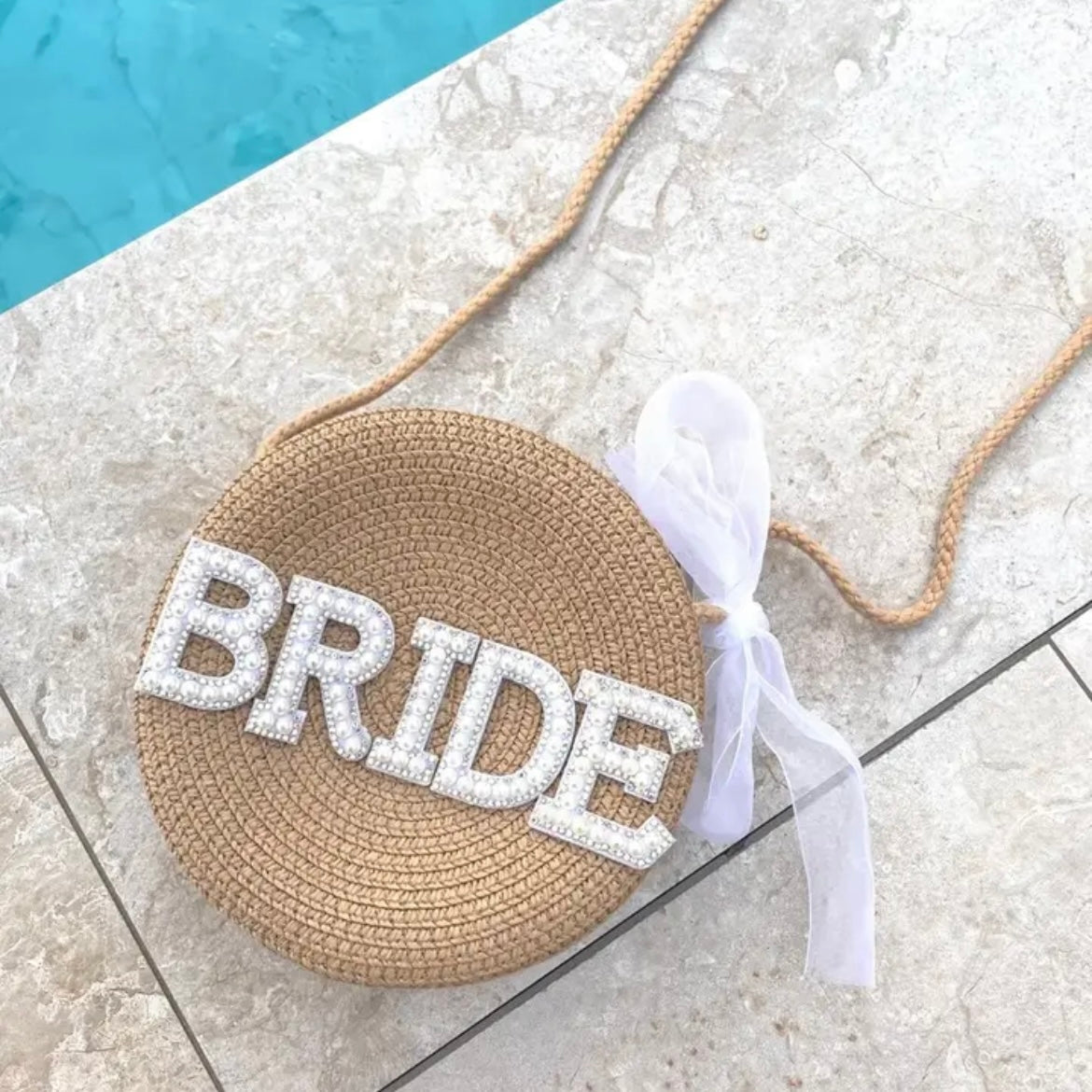 BRIDE - Round Straw Bag