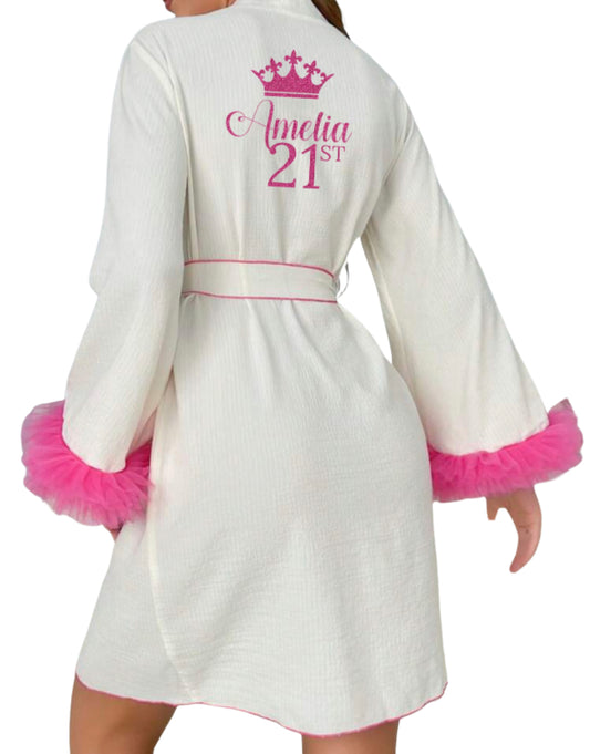 Two Tone Personalised Robe