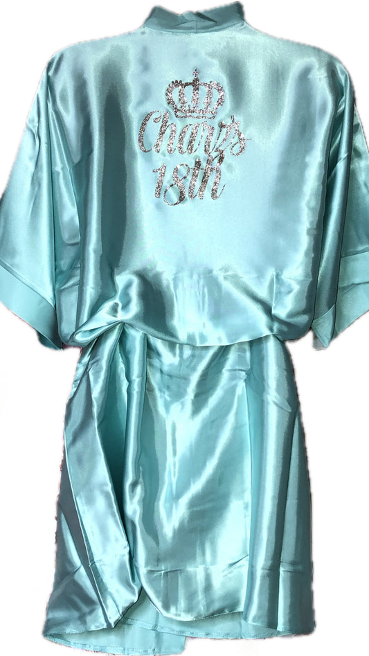 Personalised Robe |  Mint Discontinued