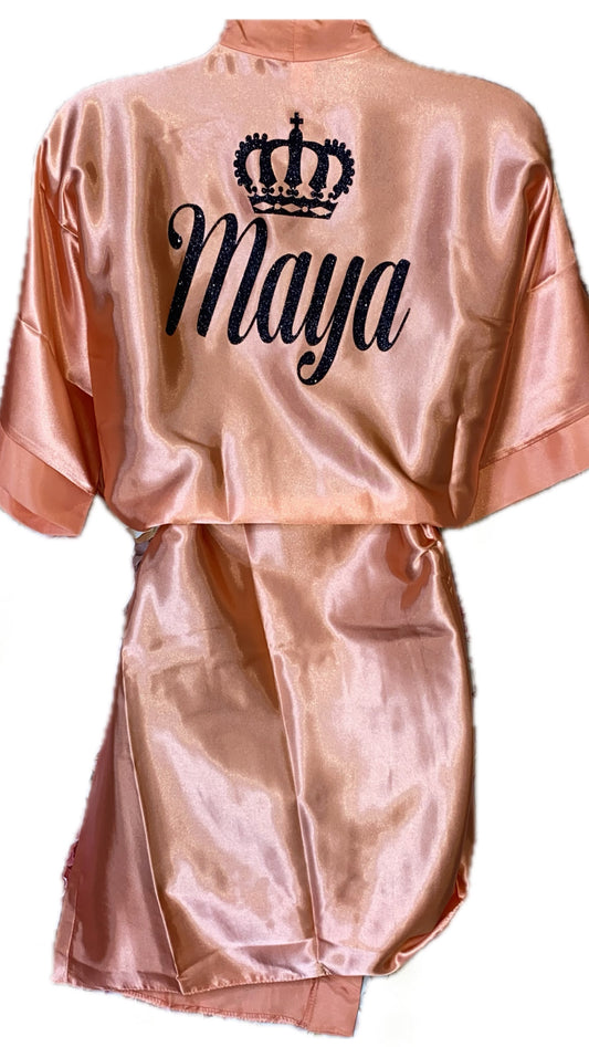 Personalised Robe | Coral