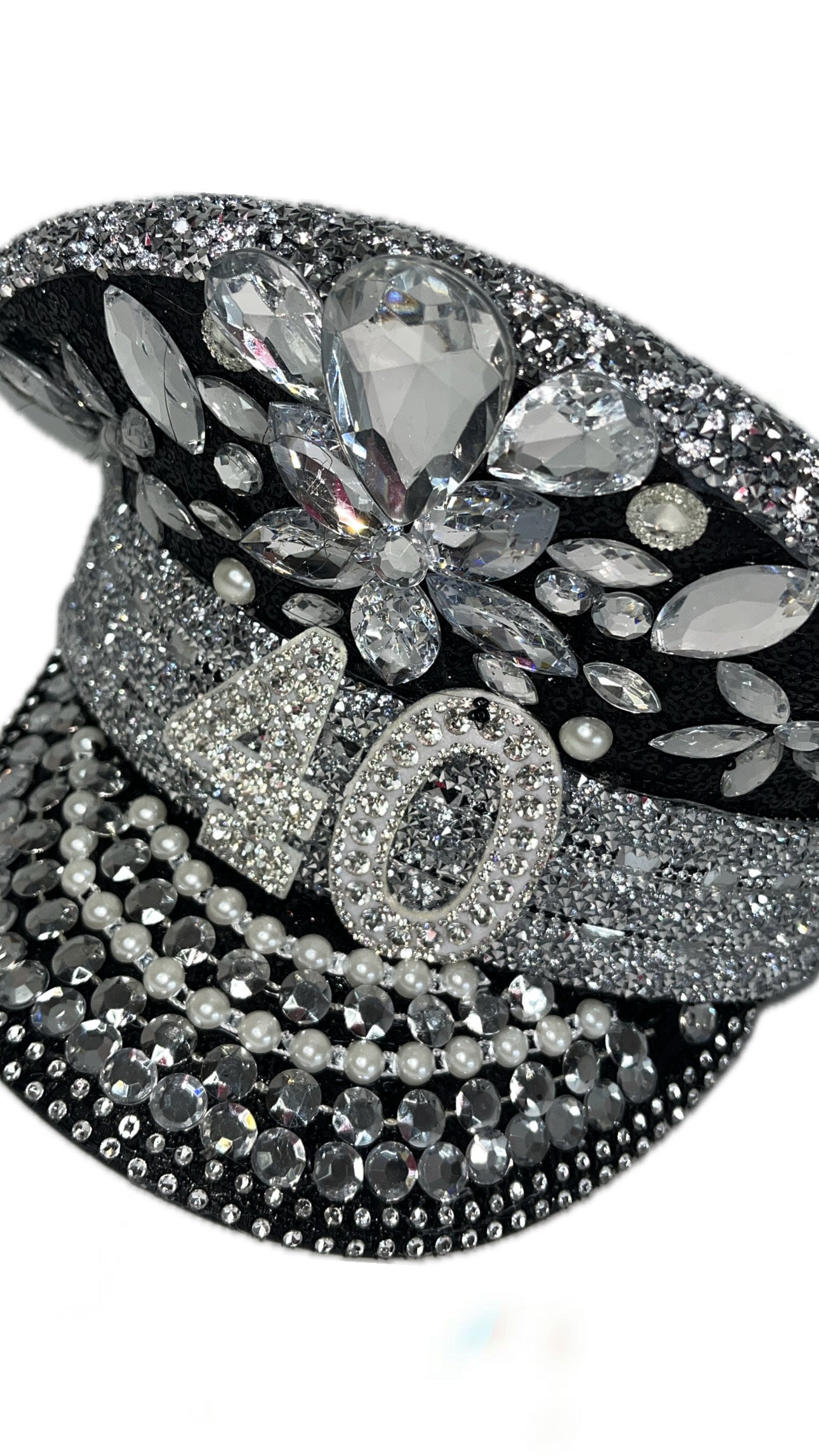 Luxury Rhinestone Birthay Hat