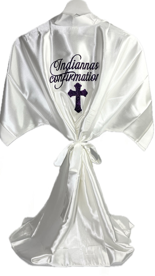 Personalised Robe - Ivory