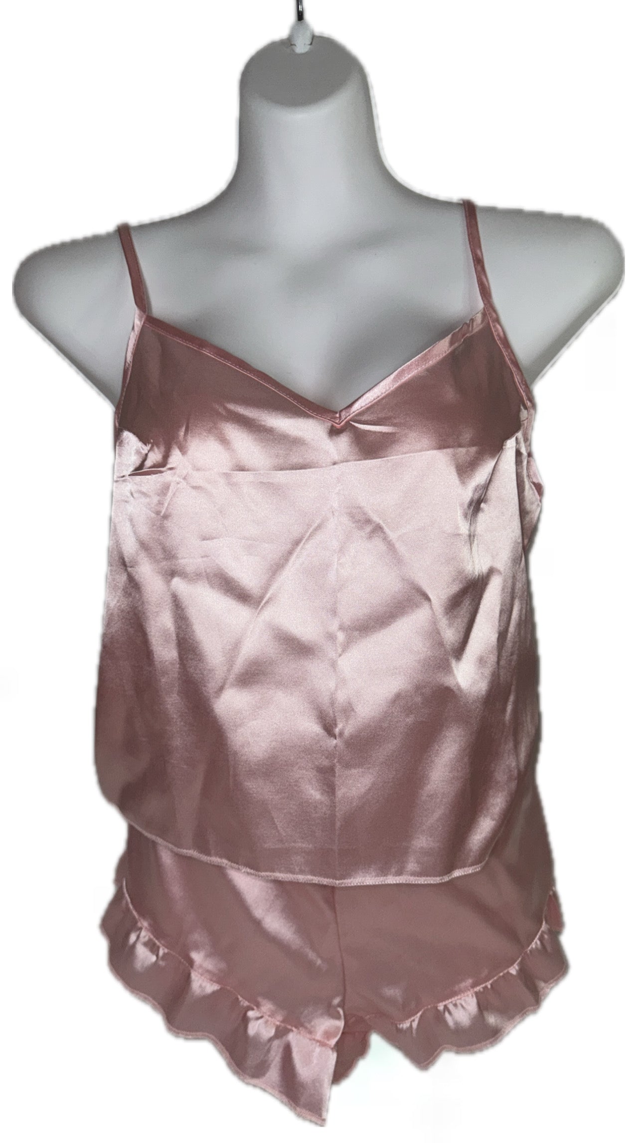 Light Pink Ruffle Cami Set