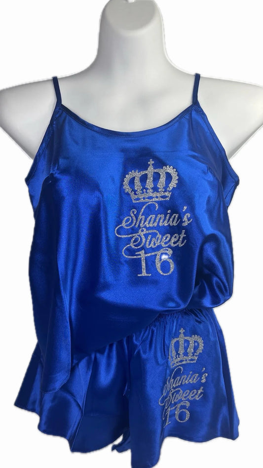Royal Blue Cami Set