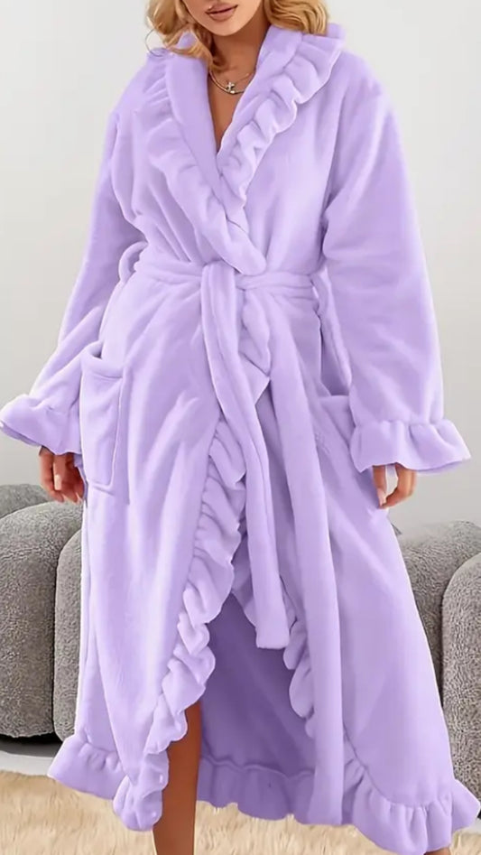 NEW IN | Winter Fleece Ruffle Robe