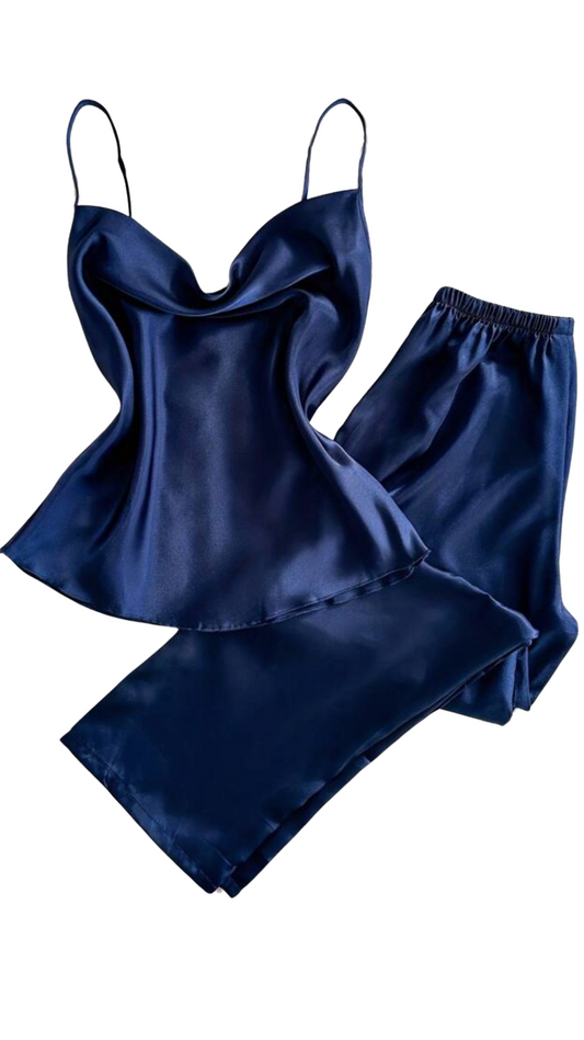 Satin Trouser Cami Set