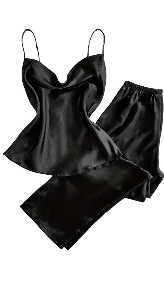 Satin Trouser Cami Set