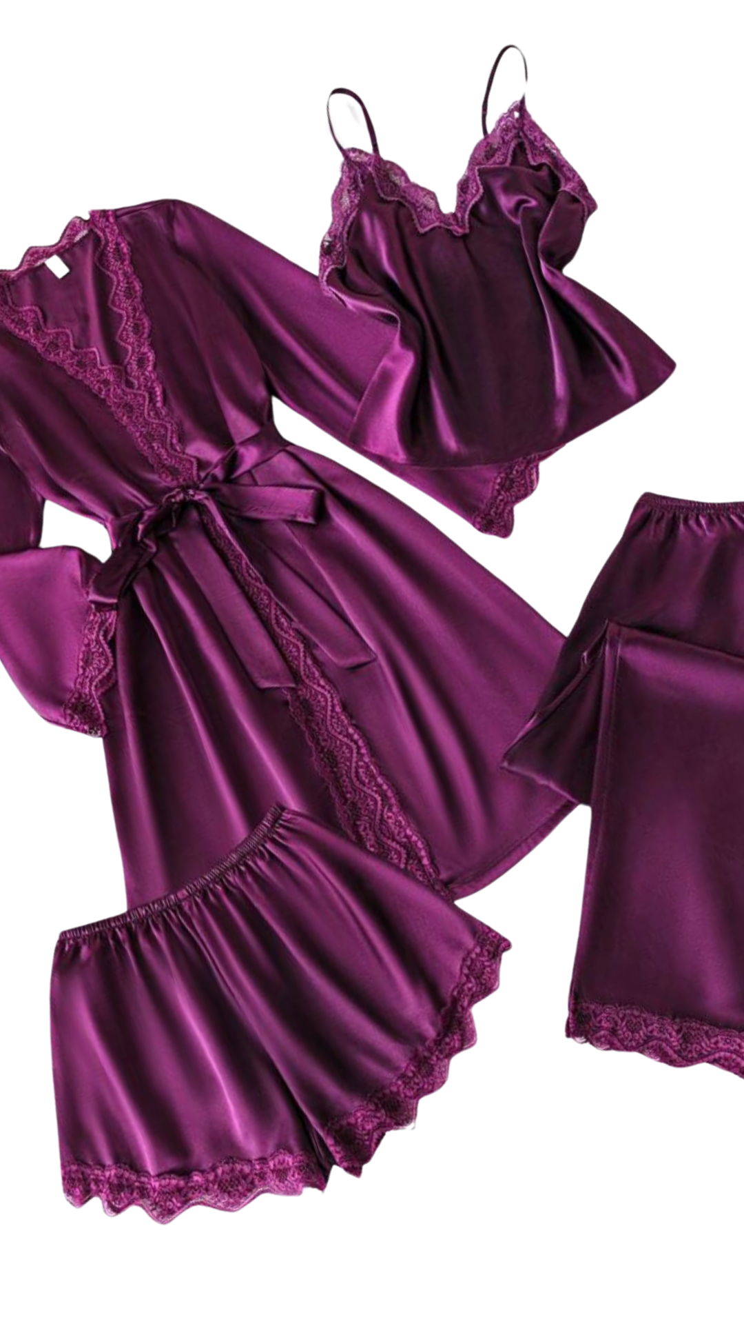 Bundle deal 4 Piece Satin Set