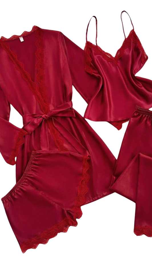 Bundle deal 4 Piece Satin Set