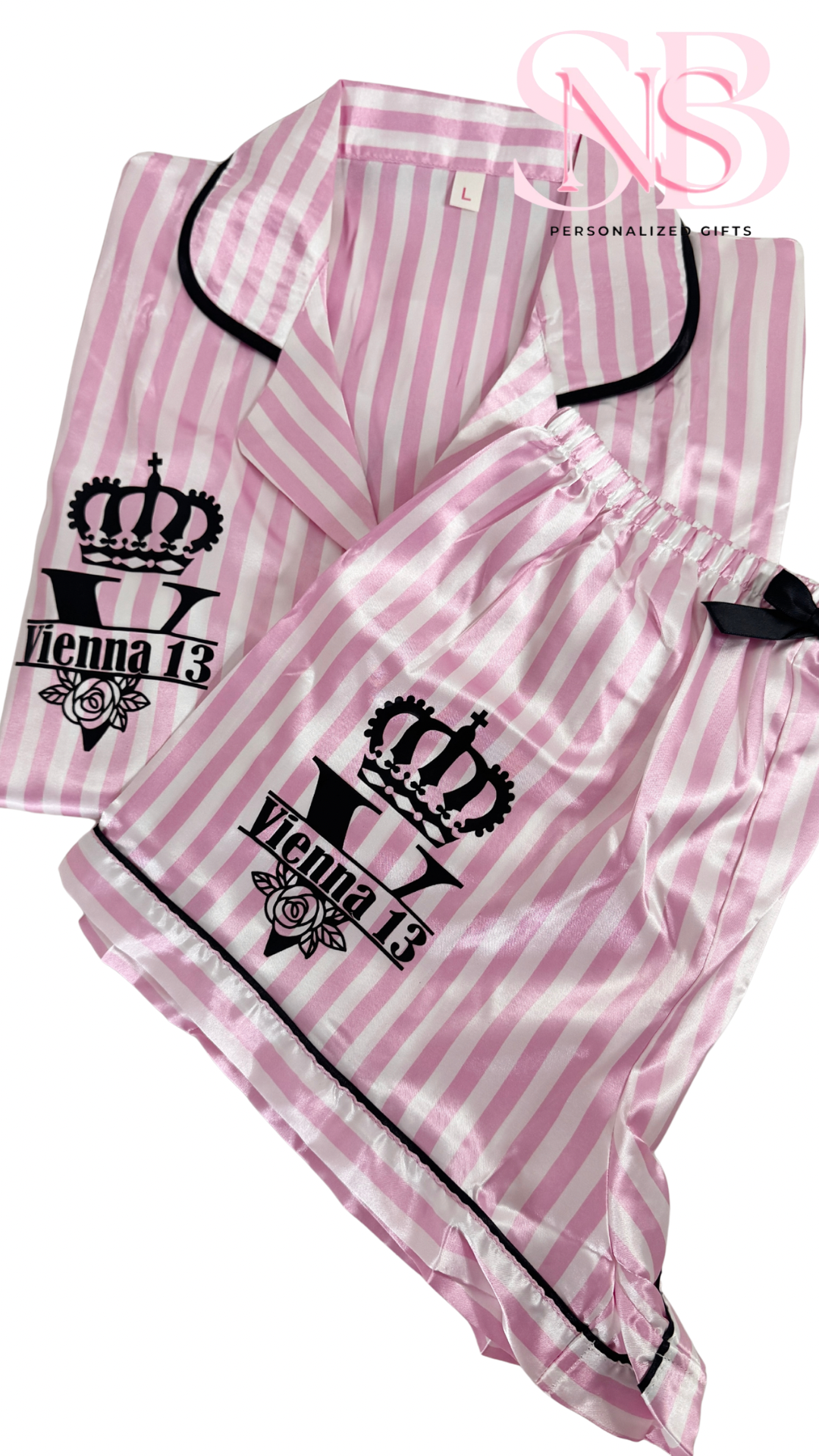 New | Satin Short Shirt Pyjamas