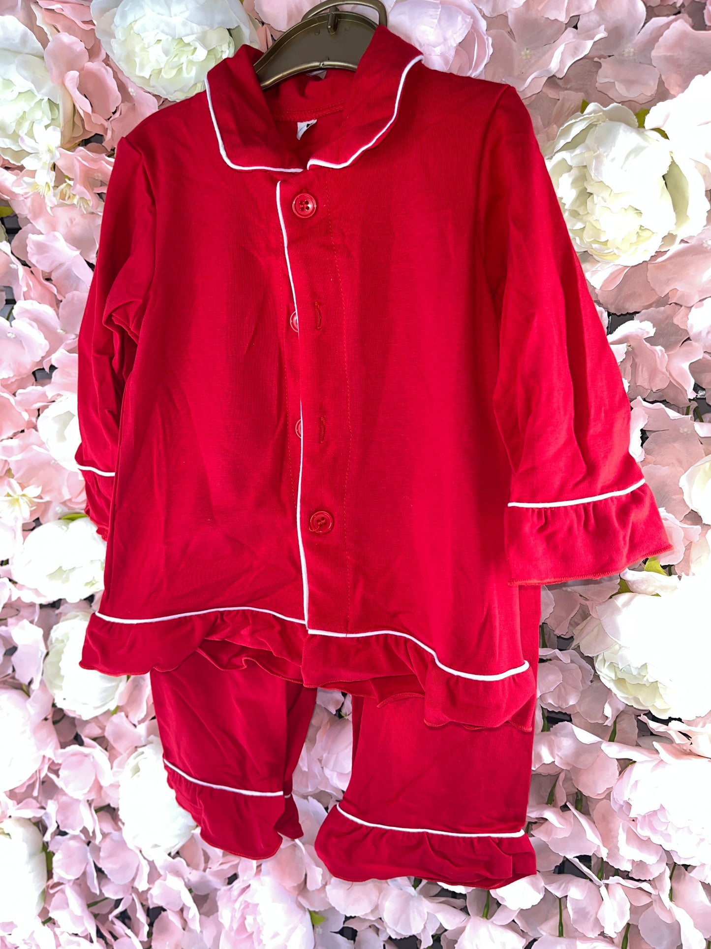 Red Ruffle Pjs